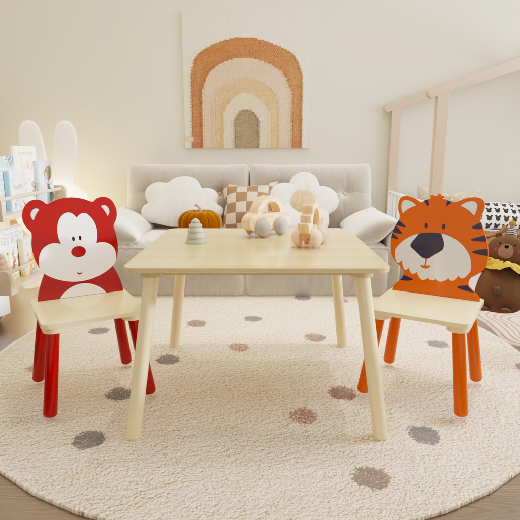Montessori Toddler Table and Chairs Set