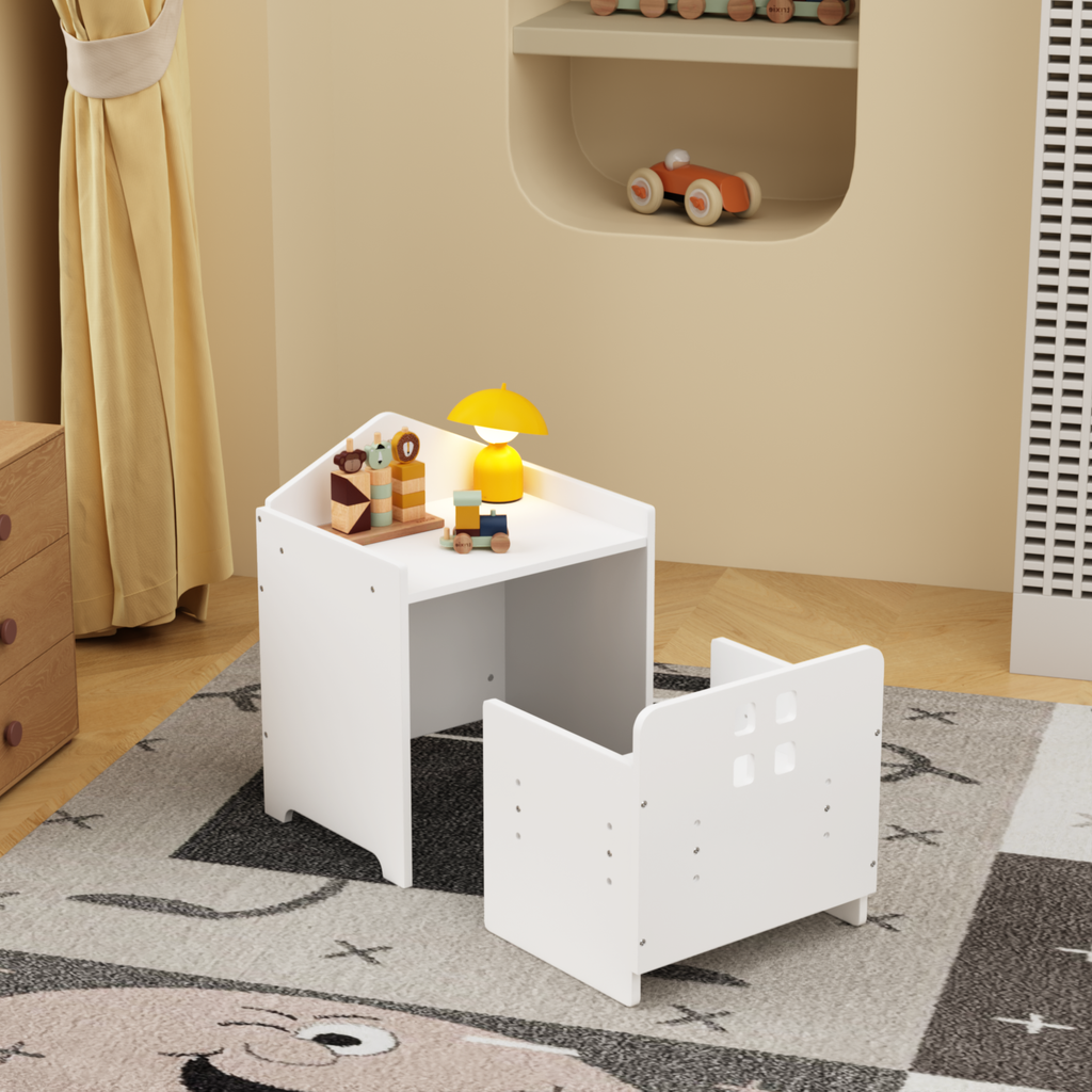 Kids Montessori Weaning Table and Chair Set