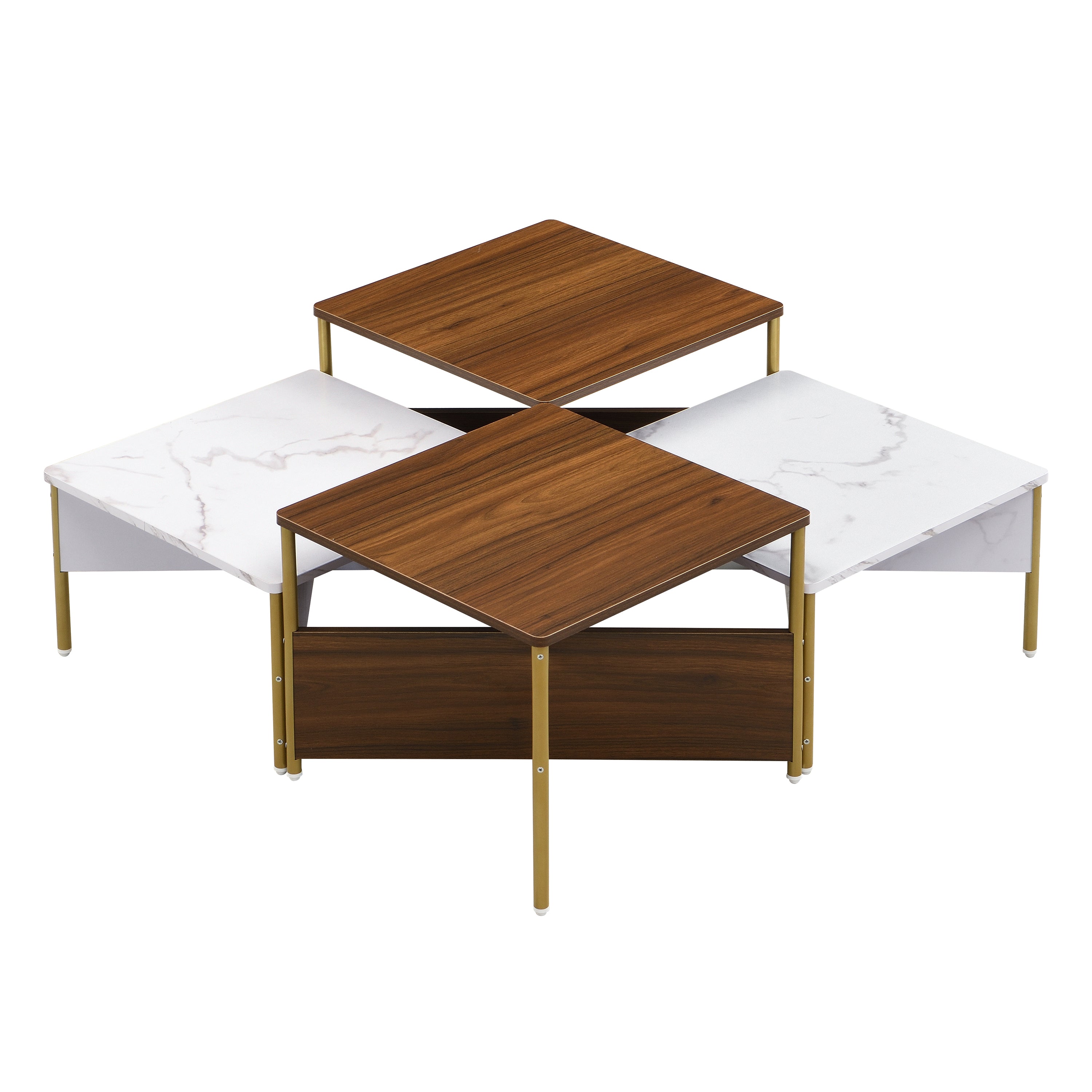 Modern Nesting Coffee Tables Set of 4