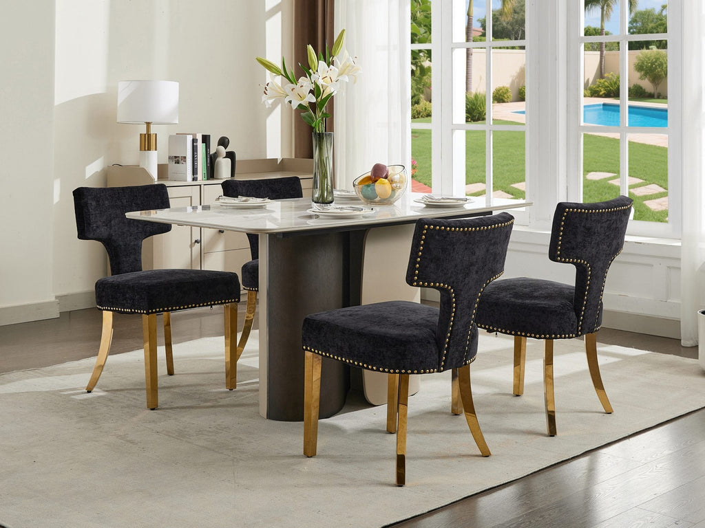 Mid Century Modern Dining Chairs (Set of 2)
