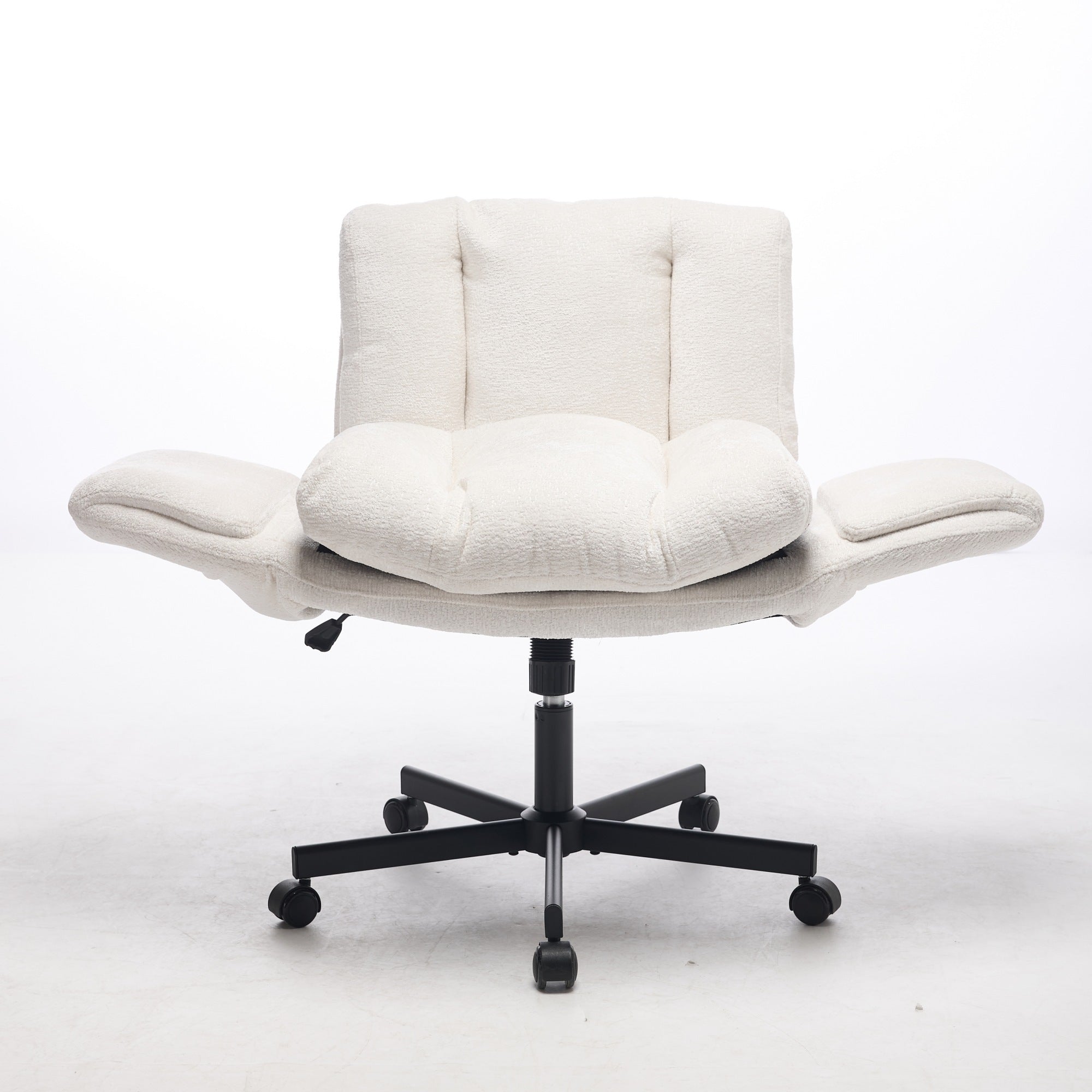 Pet Friendly Swivel Office Chair Adjustable Height Double Cushioned