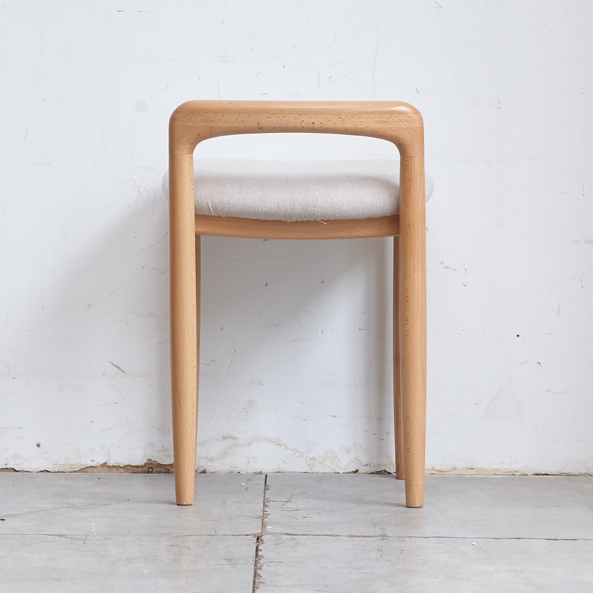 Natural Solid Beech Wood Bench