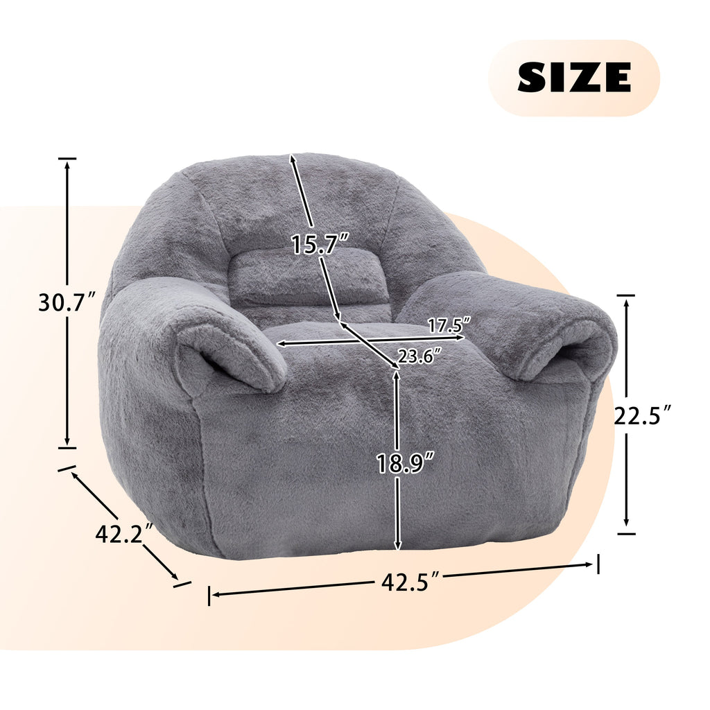 Comfy Bean Bag Sofa with Back Support