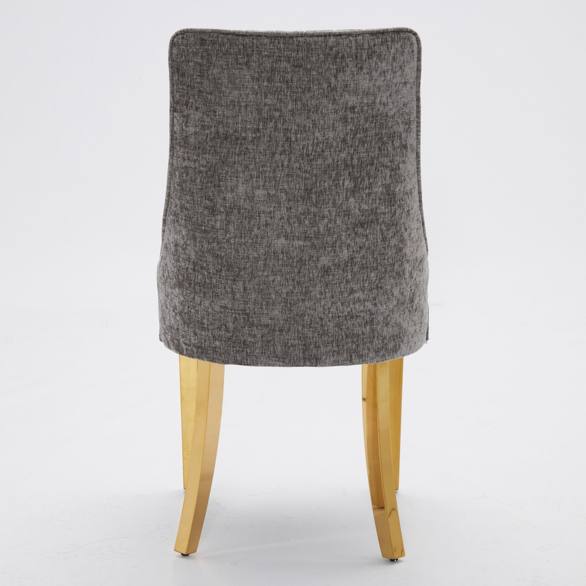 Rayon Cloth Flocking Chenille Dining Chairs (Set of 2 )