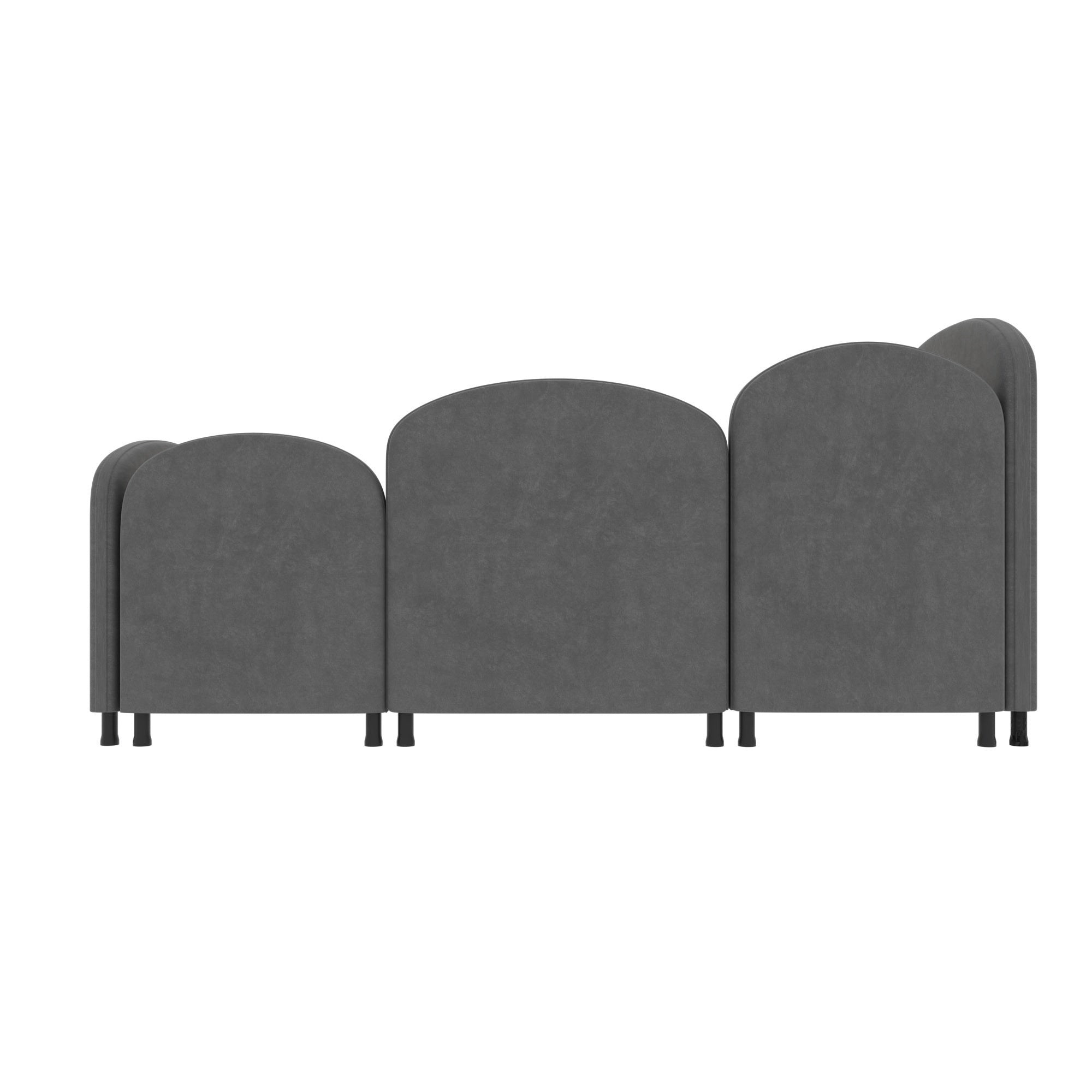 Modern Twin Size Velvet Upholstered Daybed