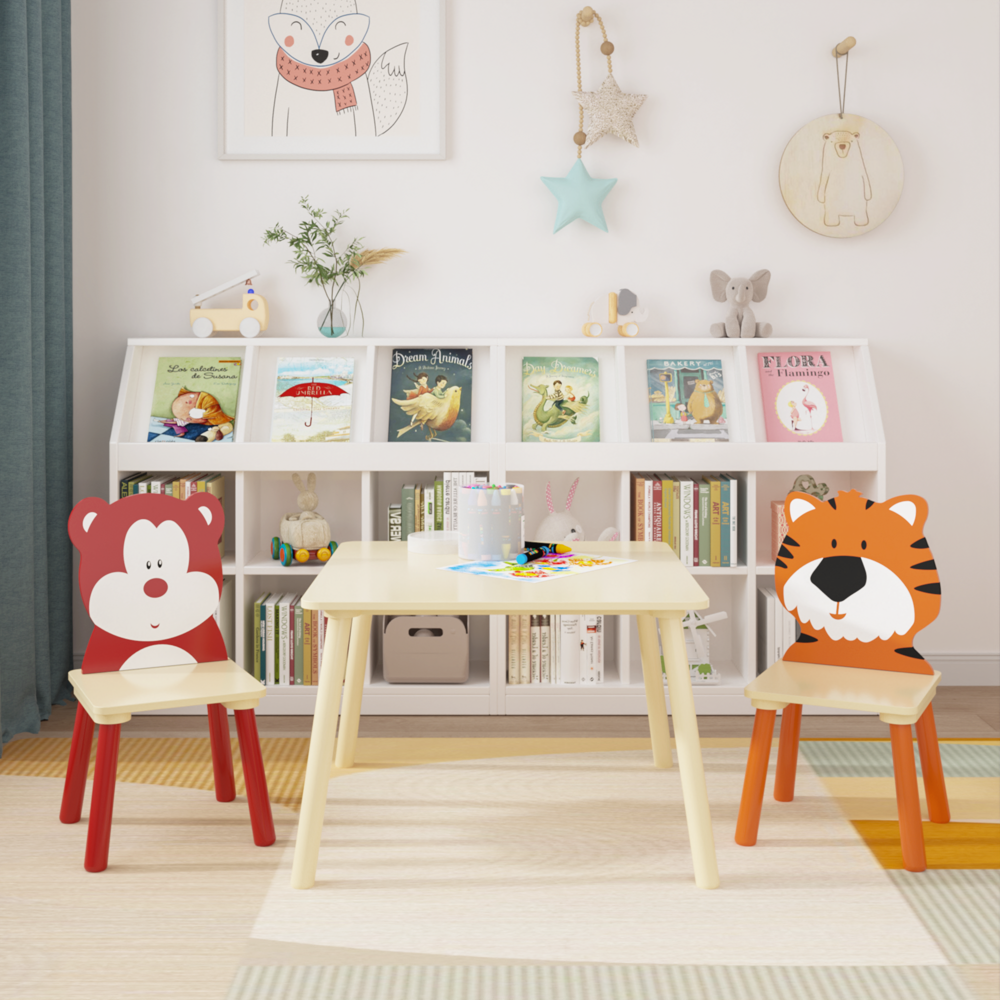 Montessori Toddler Table and Chairs Set