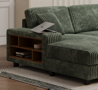 Convertible U-shaped Combination Sofa