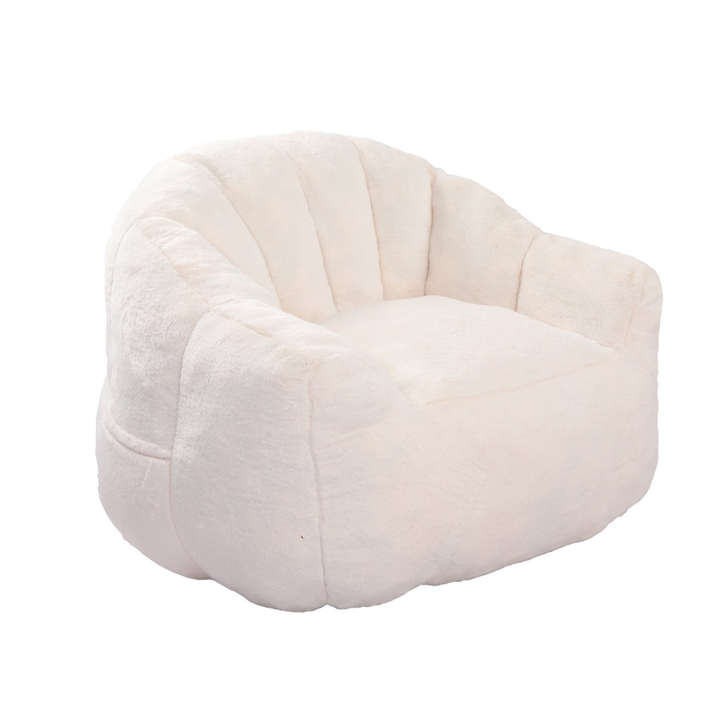 Bean Bag Sofa Chair with Armrests Stuffed