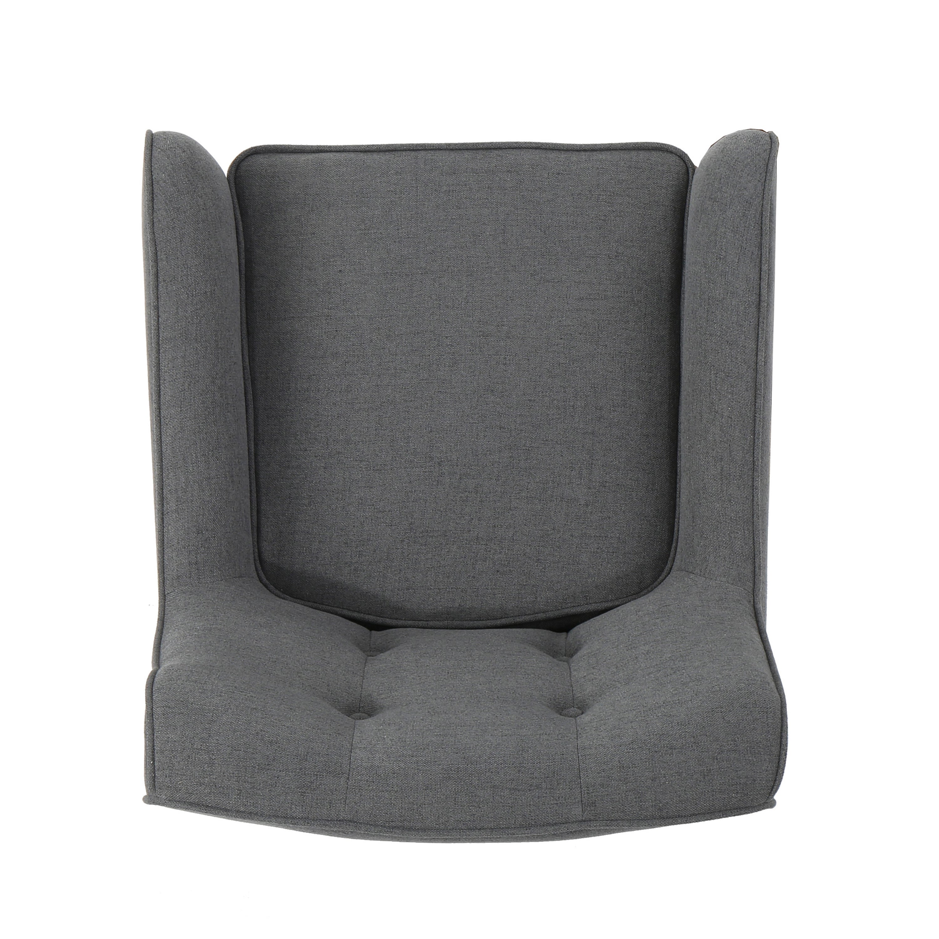 Mid-Century Modern Arm Chair with Tufted Back