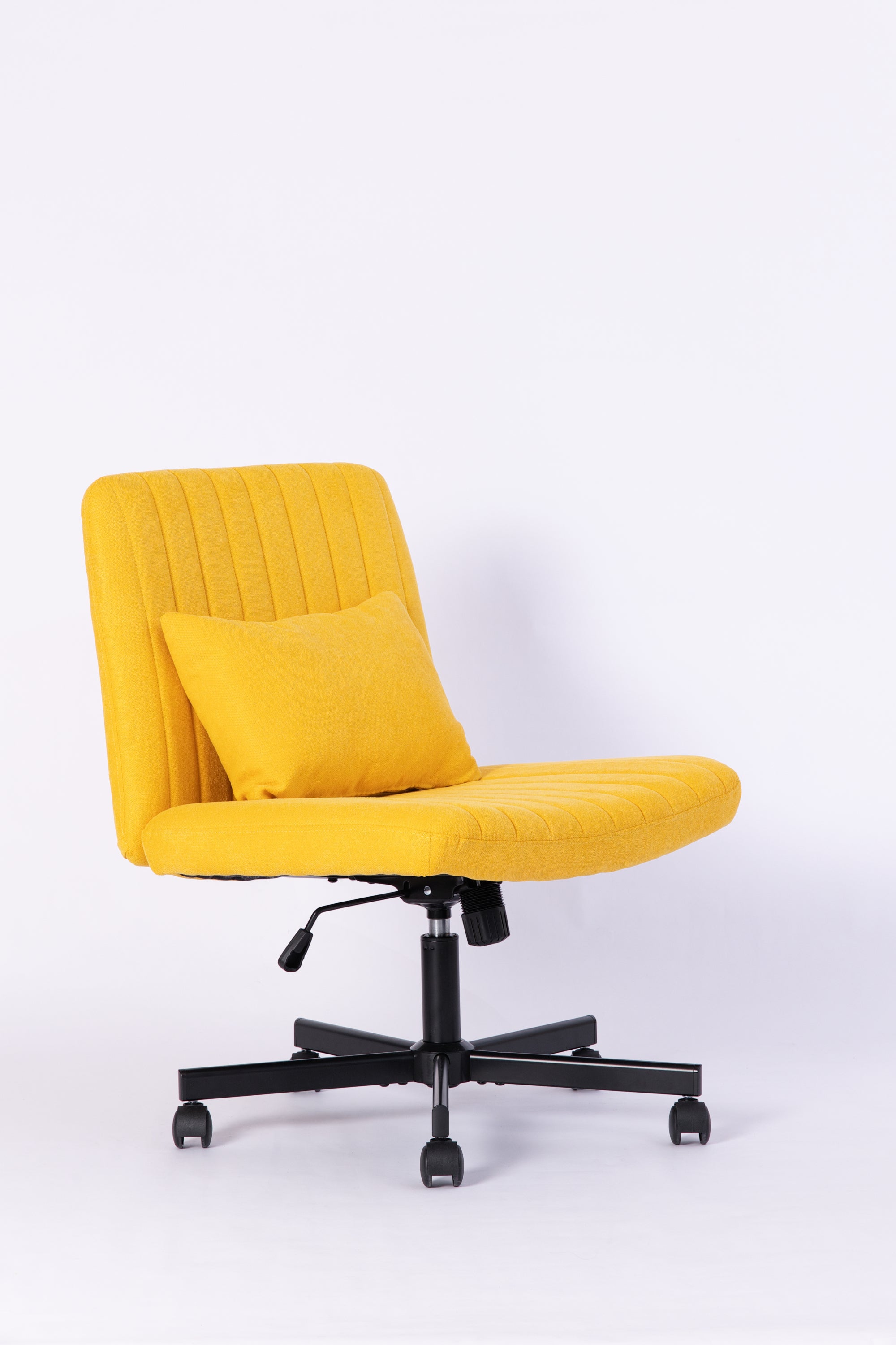 Criss Cross Armless Office Chair with Wheels