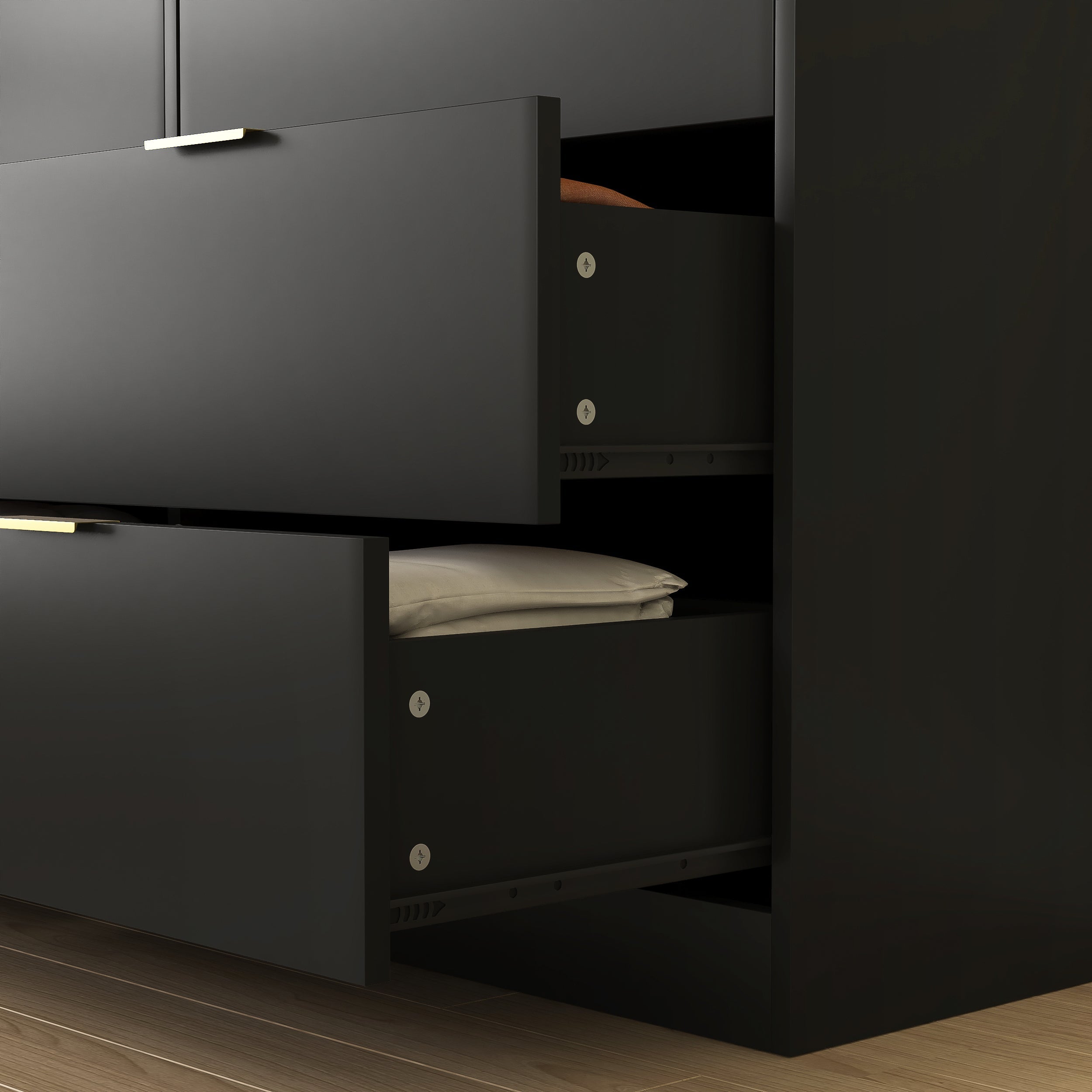 Modern 6-Drawer Dresser for Bedroom