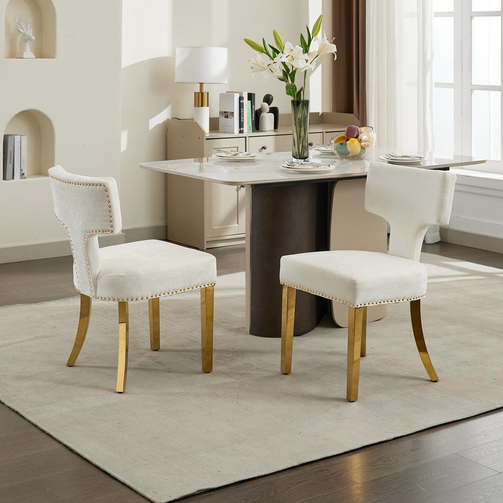 Mid Century Modern Dining Chairs (Set of 2)