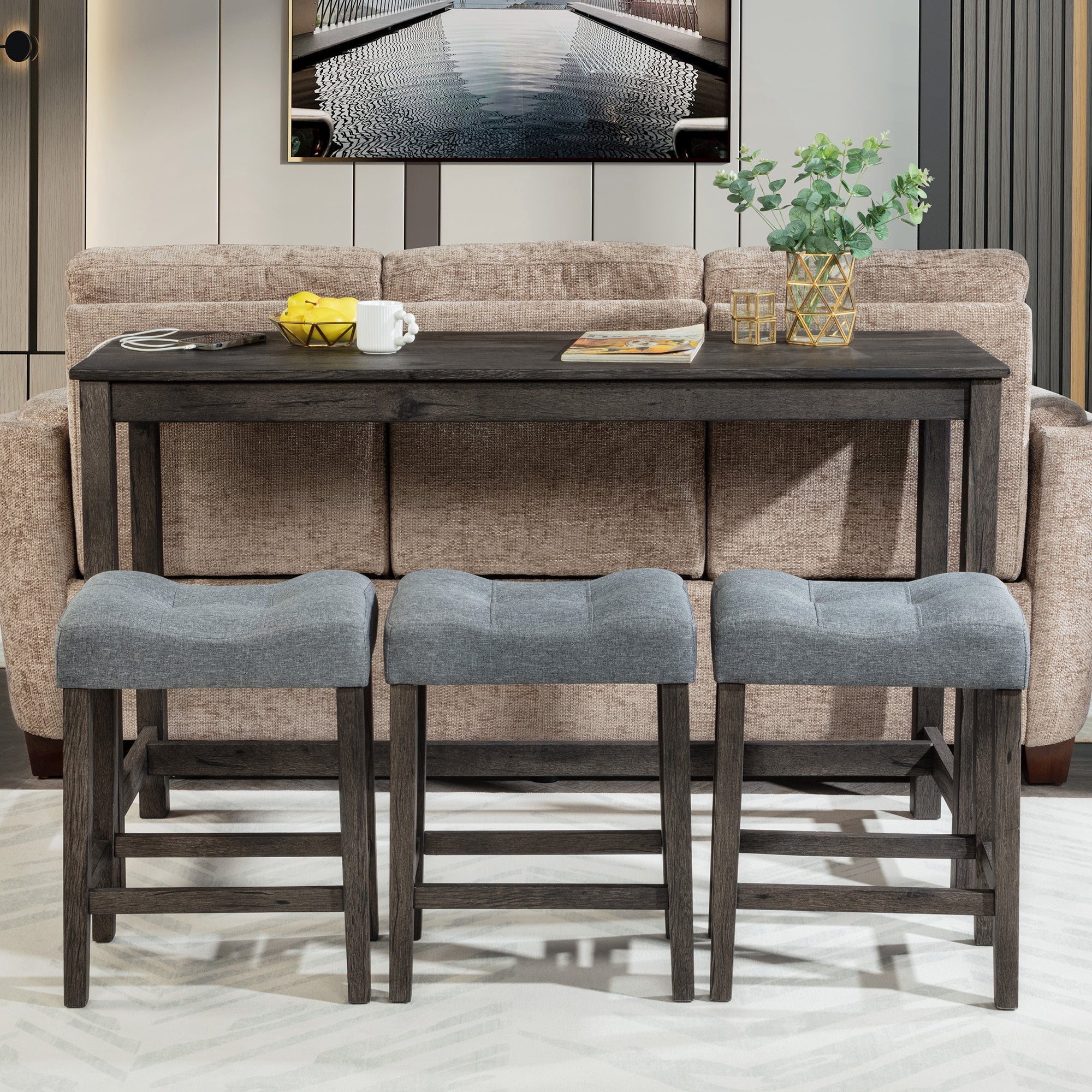 Bar Table Set with Chairs