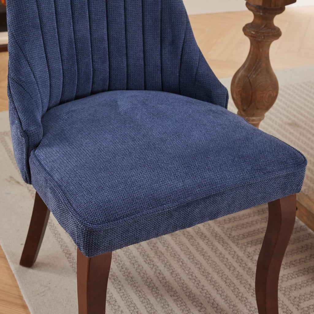 Rayon Cloth Flocking Velvet/Linen Dining Chairs (Set of 2)
