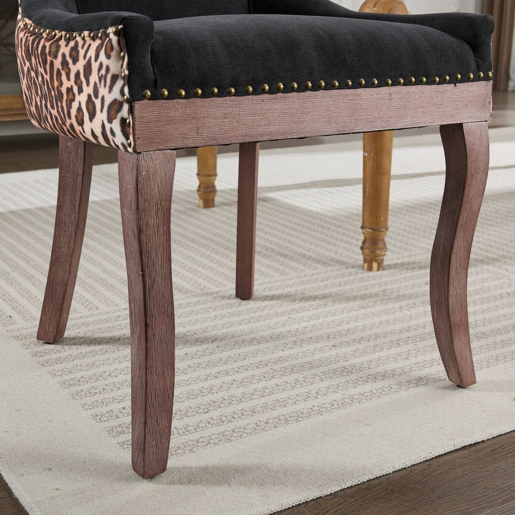 Ultra Side Thickened Fabric Dining Chair (Set of 2)