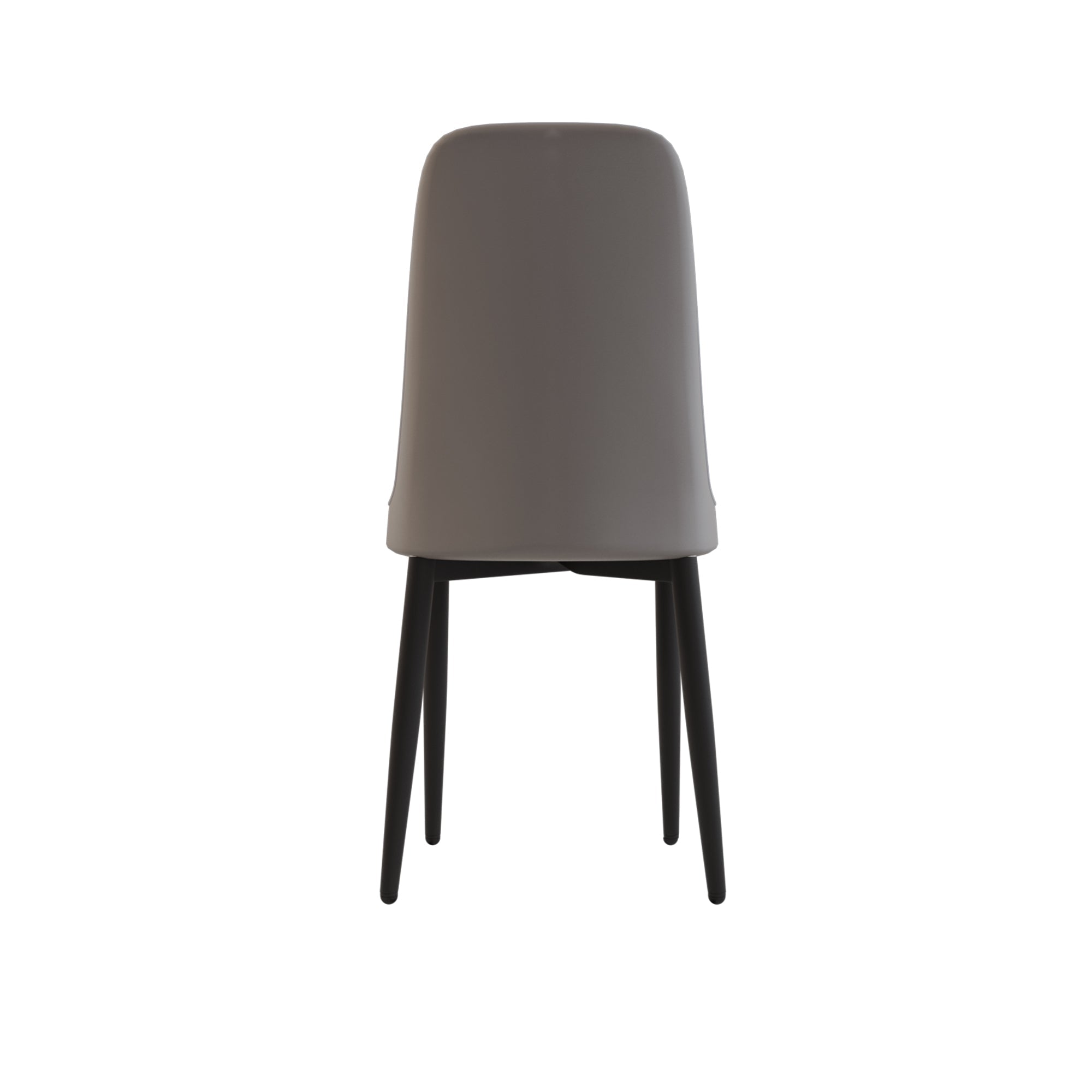 Modern Dining Chair Set of 4 with High-Quality PU Leather