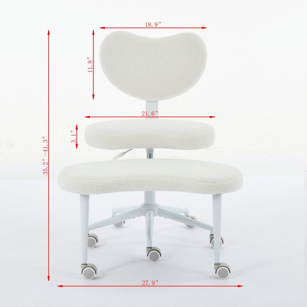 Teddy Meditation Cross Legged Chair with Wheels