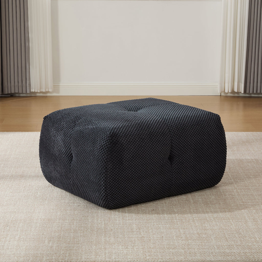 Oversized Boneless Convertible Cloud Couch with Movable Ottoman