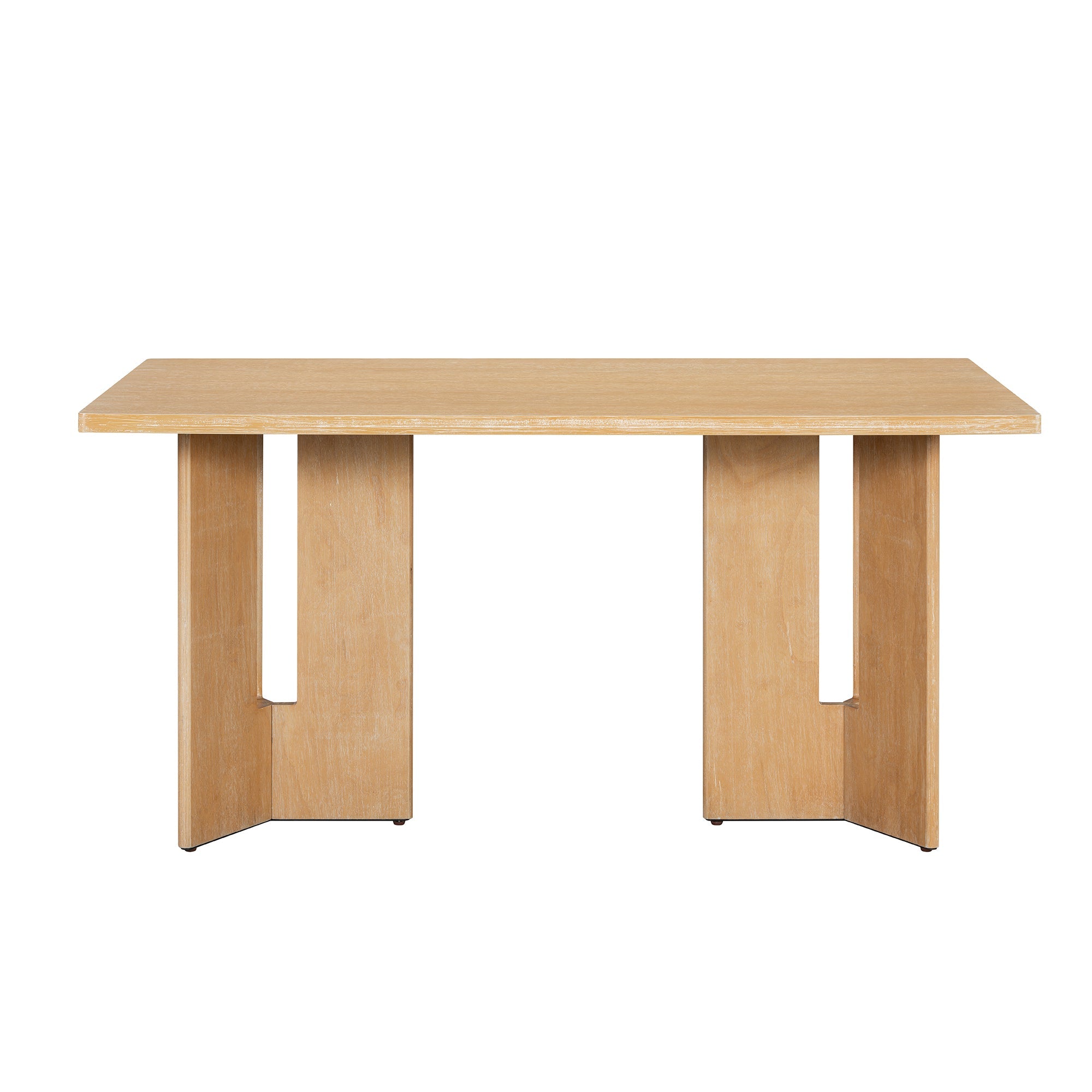Farmhouse Dining Table Set with 6 Upholstered Chairs