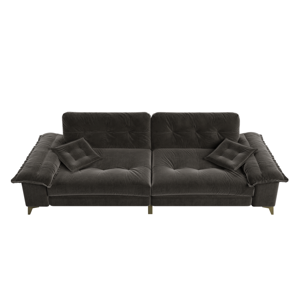 104.7 ' Modern 4-Seat Cloud Sofa with Wide Removable Armrests