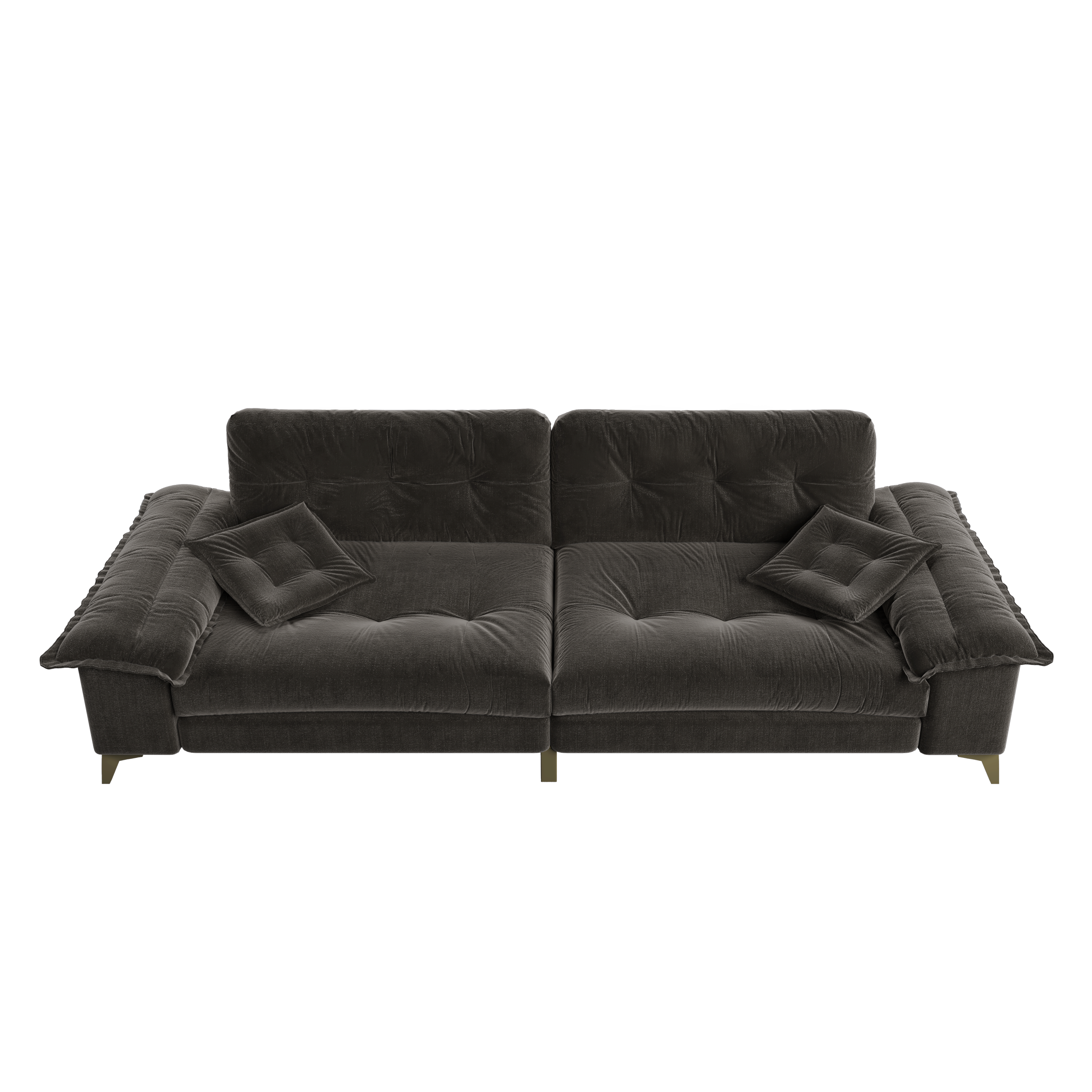 104.7 ' Modern 4-Seat Cloud Sofa with Wide Removable Armrests