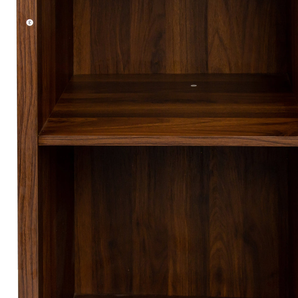 Brown Walnut Color Modular Wine Bar Cabinet
