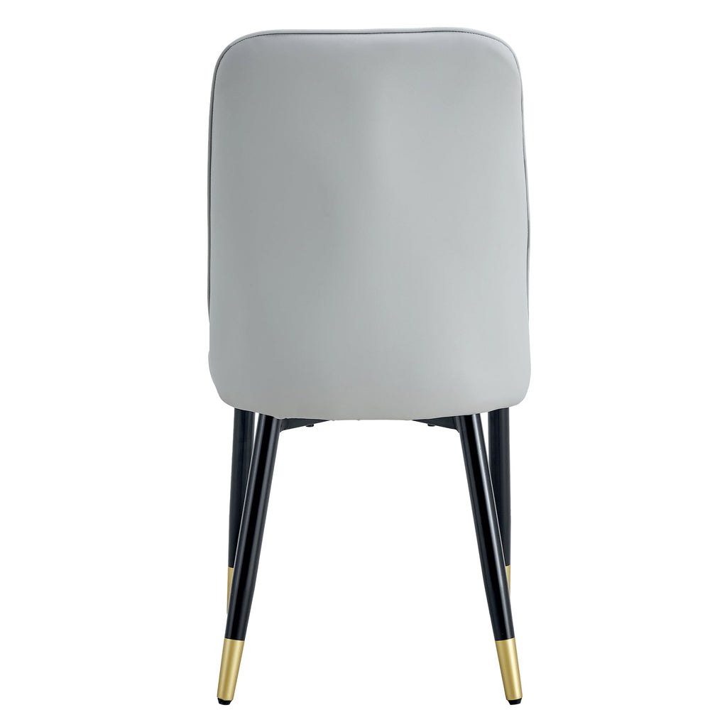 Modern PU Artificial Leather Dining Chairs (Set of 4)