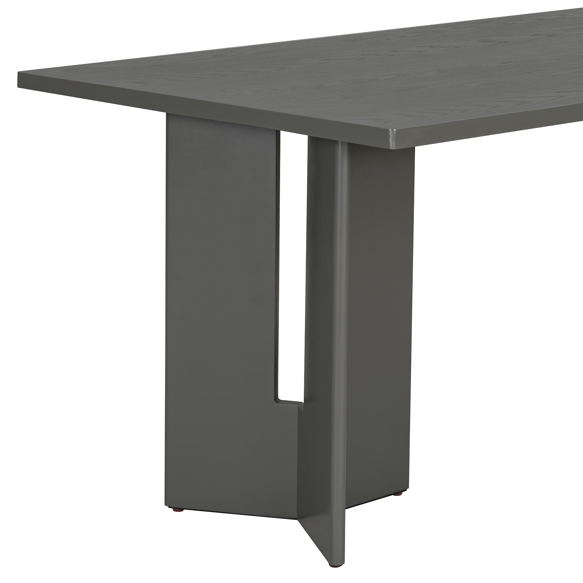 Farmhouse Dining Table Set with 6 Upholstered Chairs