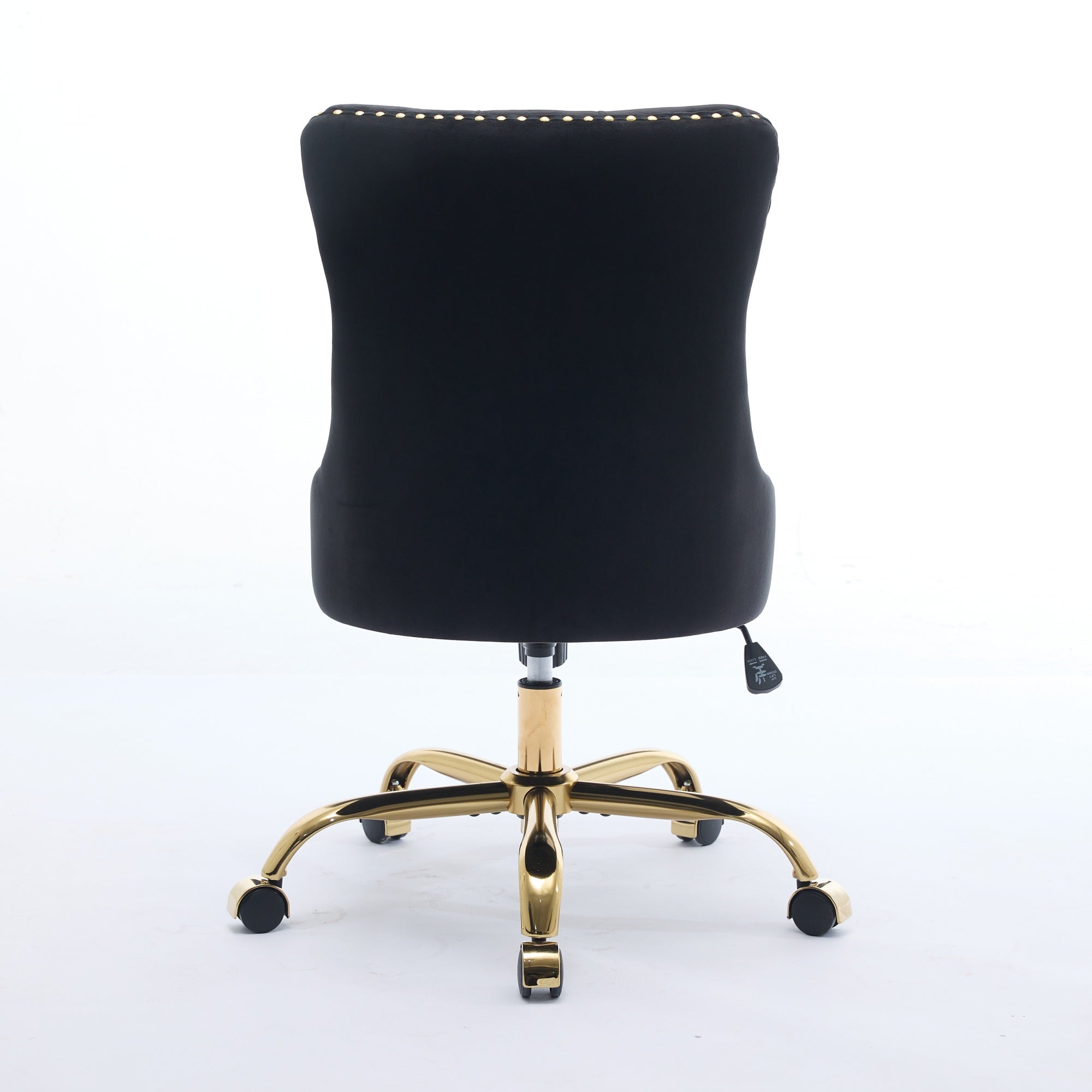 Modern Velvet Upholstered Tufted Button Home Office Chair