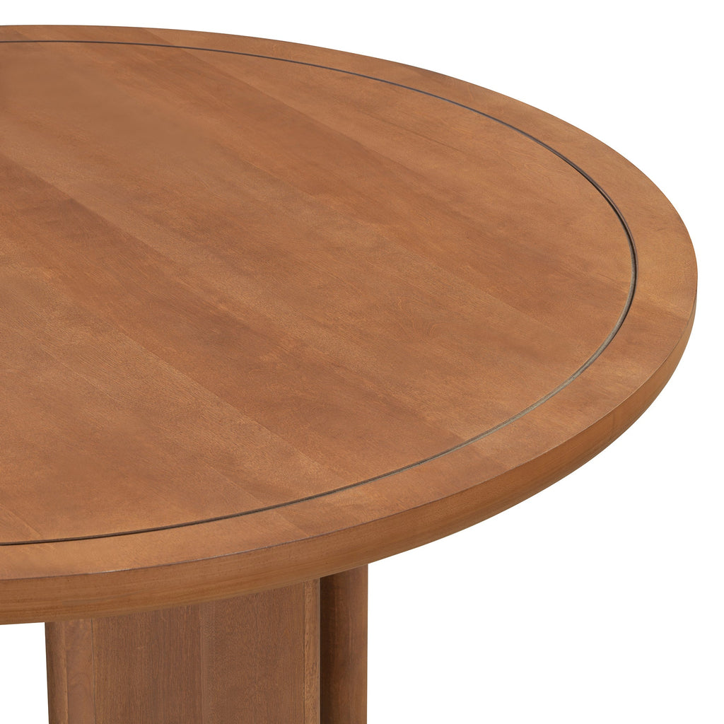 Minimalist Farmhouse Round Dining Table Set