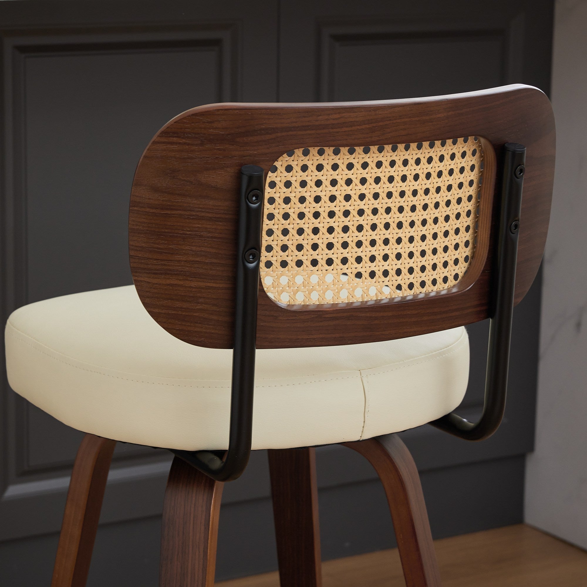 2Pcs Counter Height Bar Stools