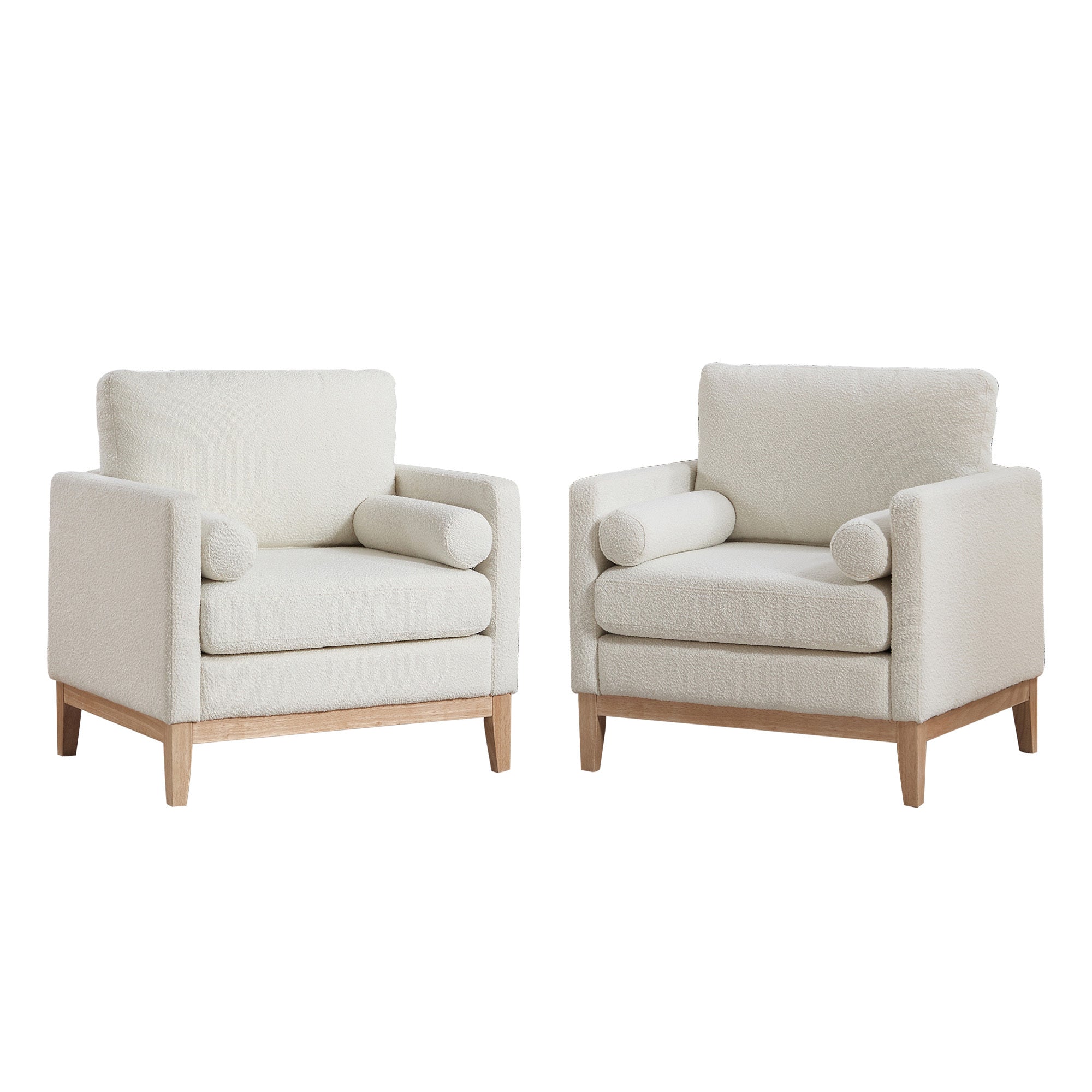 35.4' Wide Modern Farmhouse Performance Accent Sofa Chair