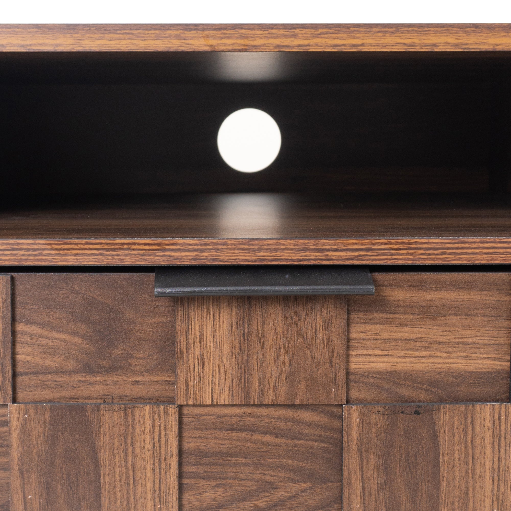 Mid Century TV Stand with 2 Drawers
