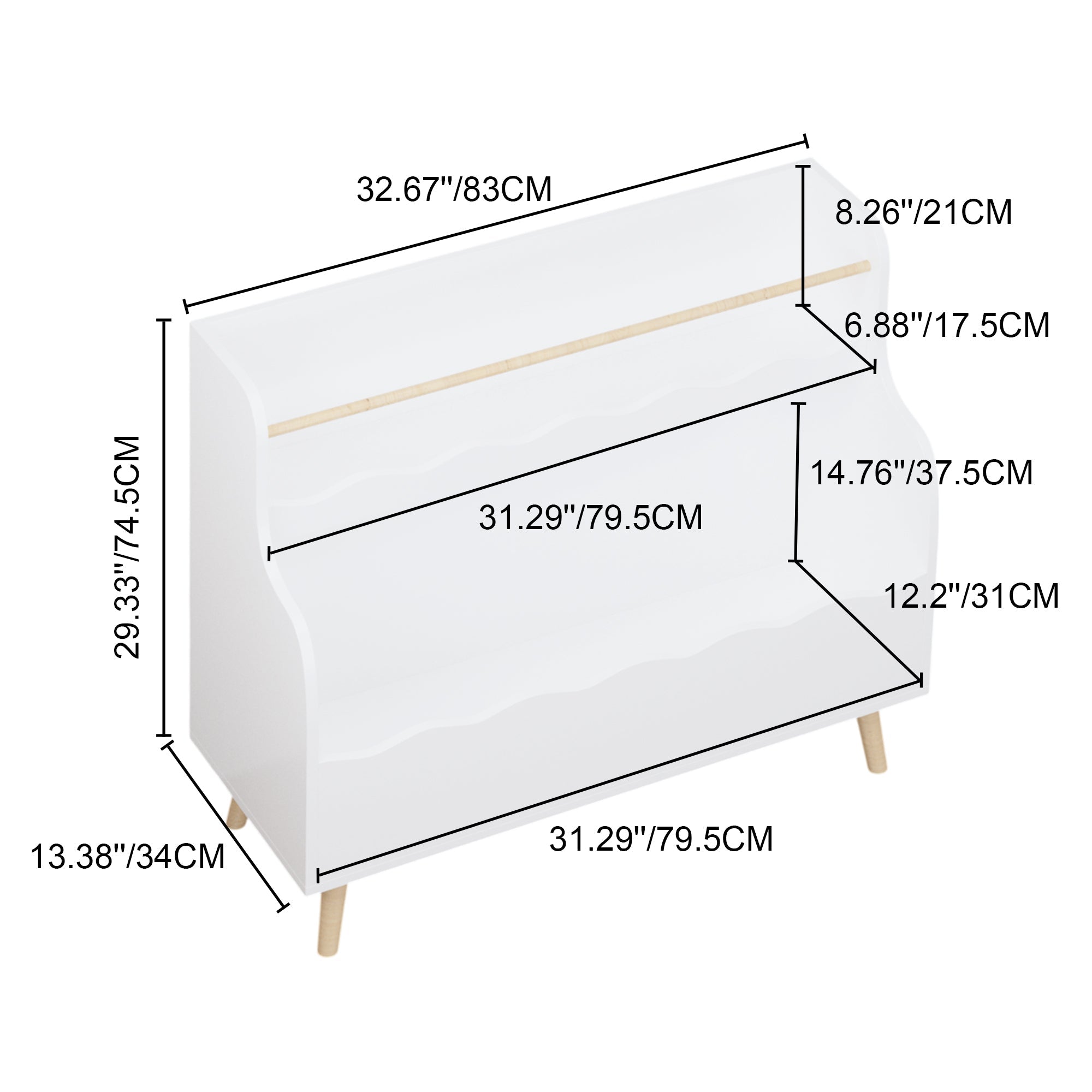 Children Toy Storage Cabinet Organizer