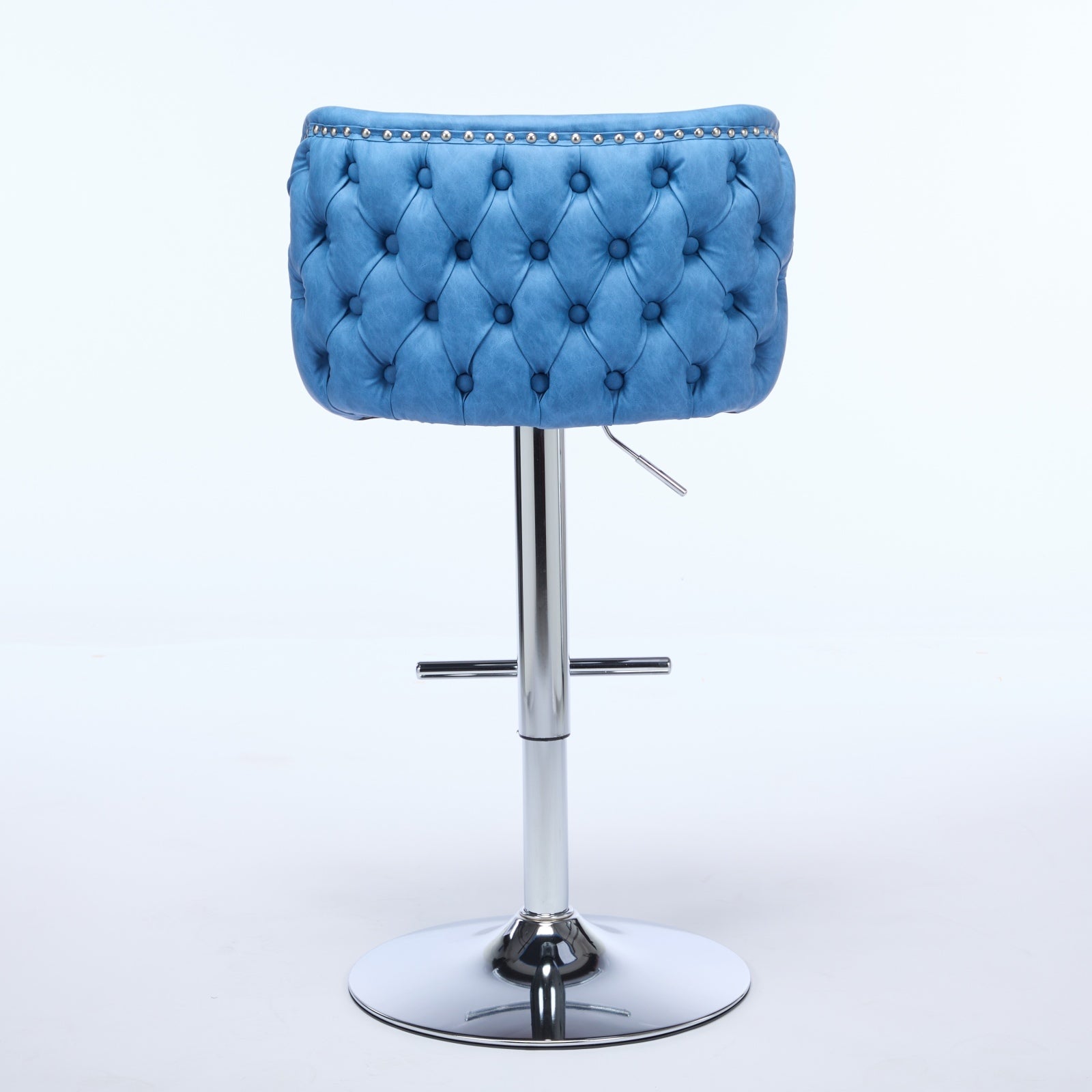 Modern PU Upholstered Bar Stools (Set of 2)