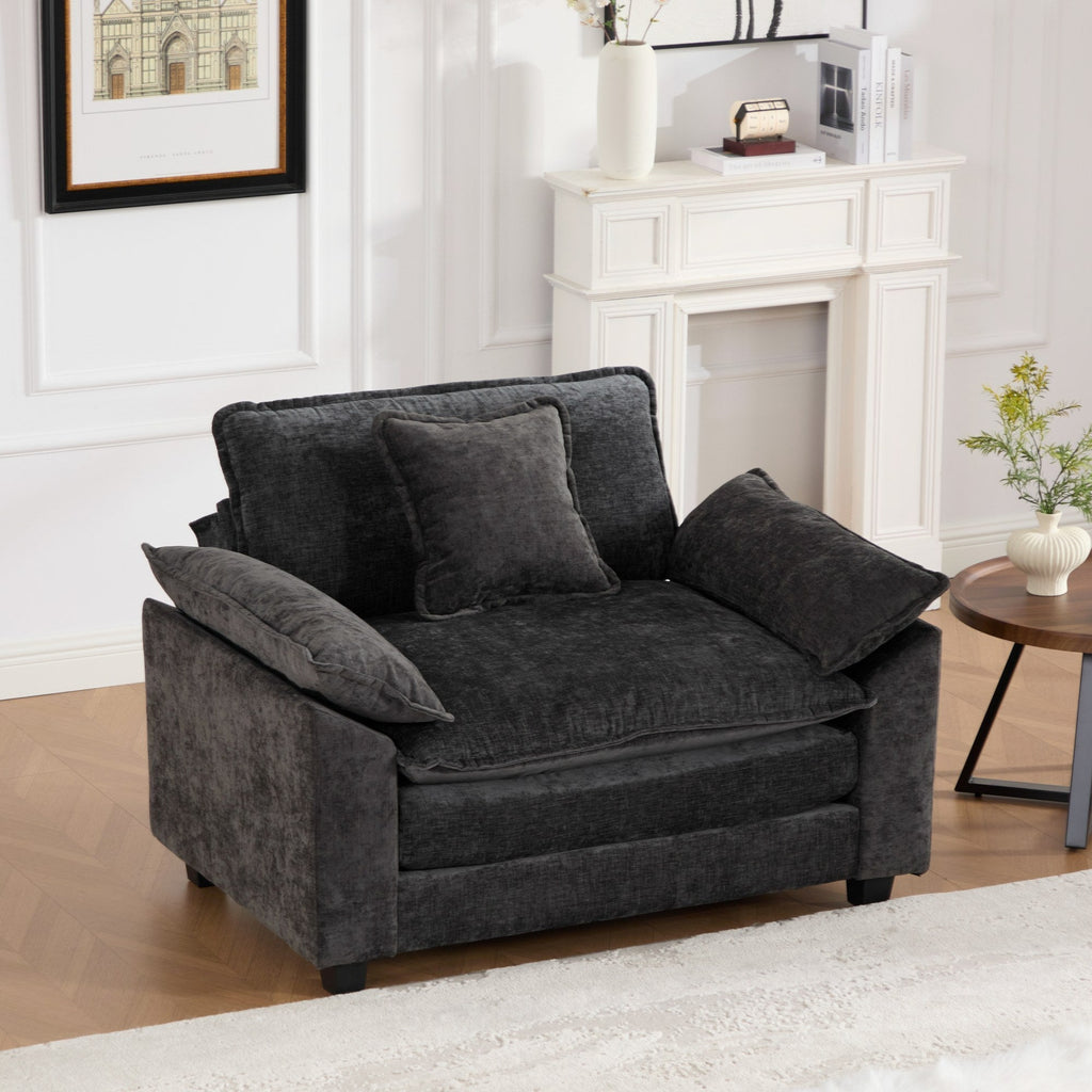 Modern Sectional Cloud Sofa Single Seat (Ottoman is Not Included)