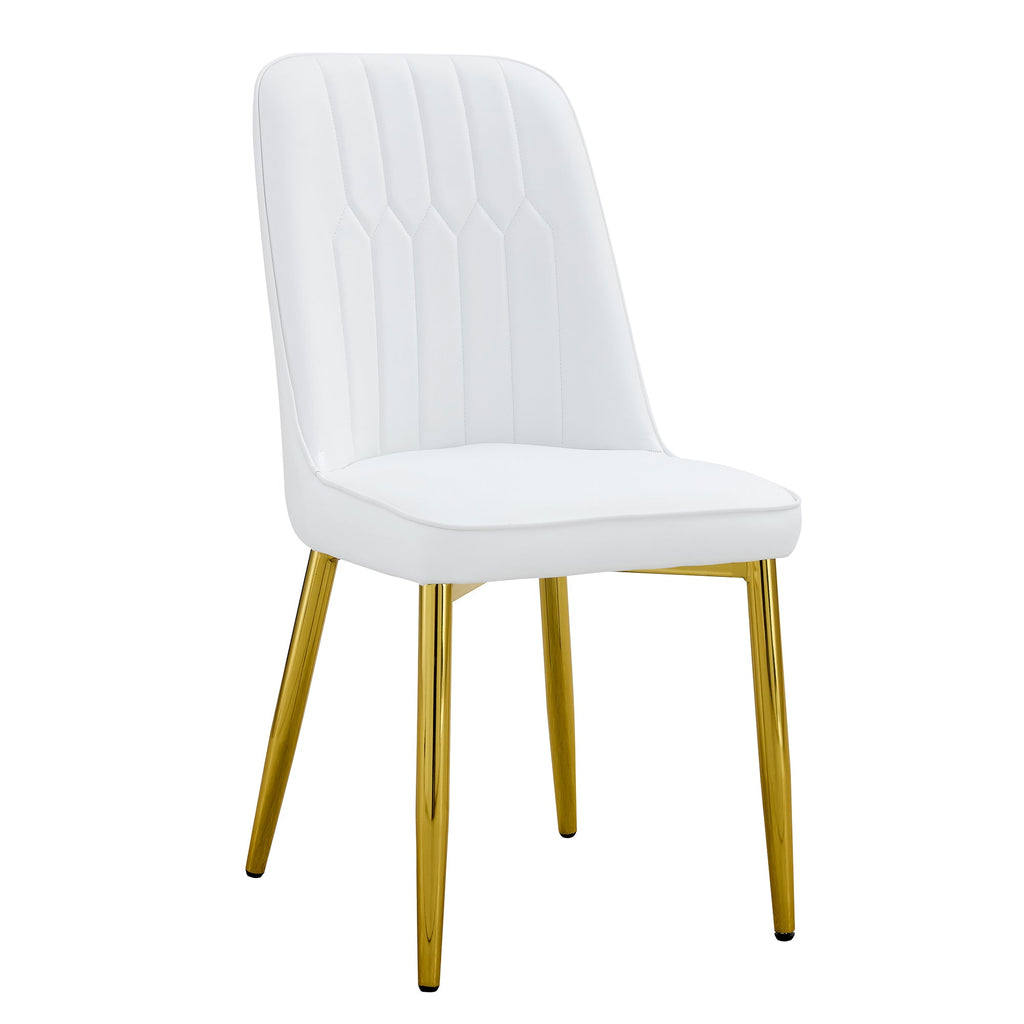 Modern PU Leather Backrestdining Dining Chairs
