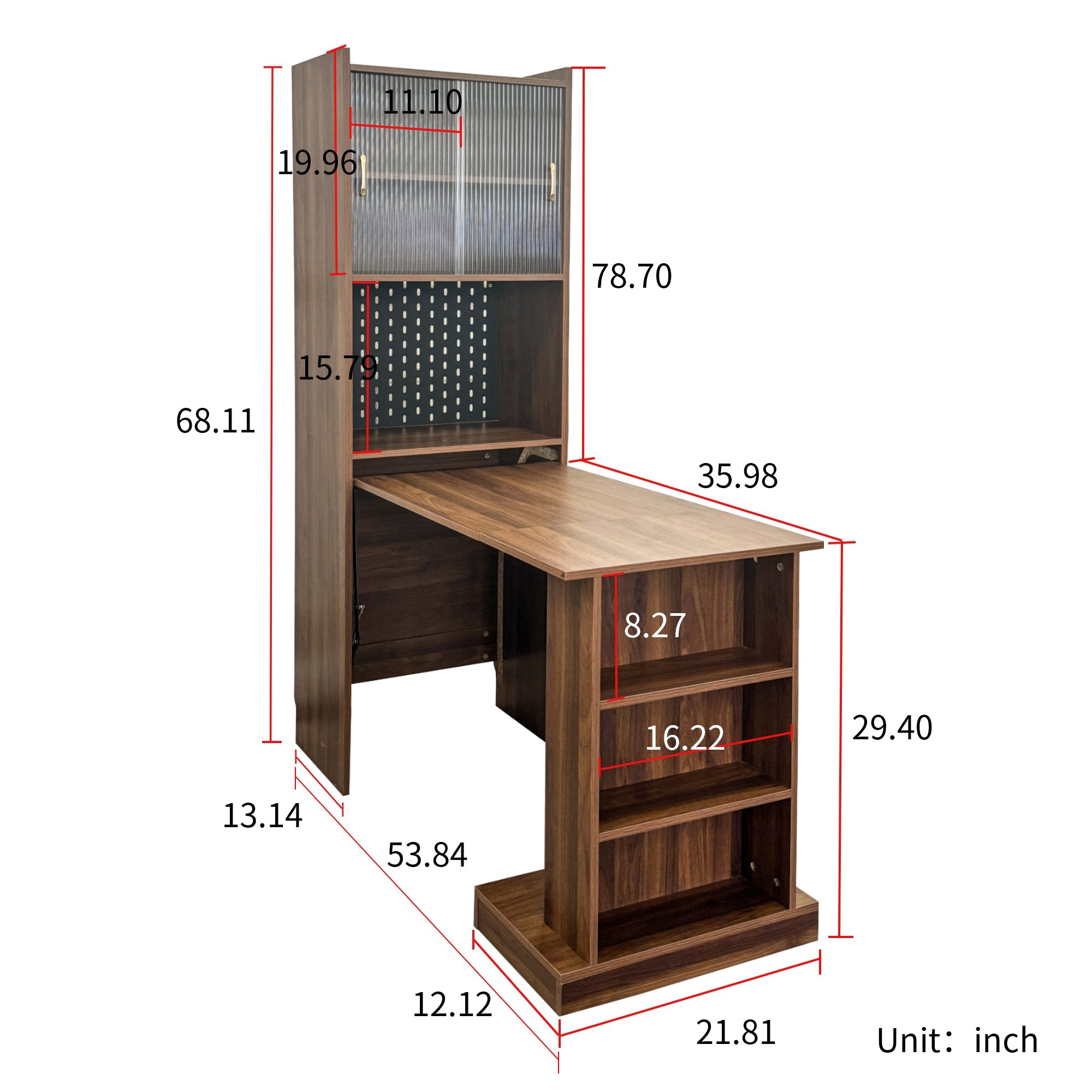 Space-Saving Foldable Computer Desk