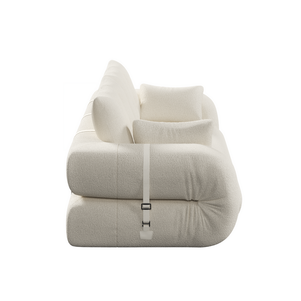 78.7 ' Multi-Functional Teddy Foldable Sofa Bed
