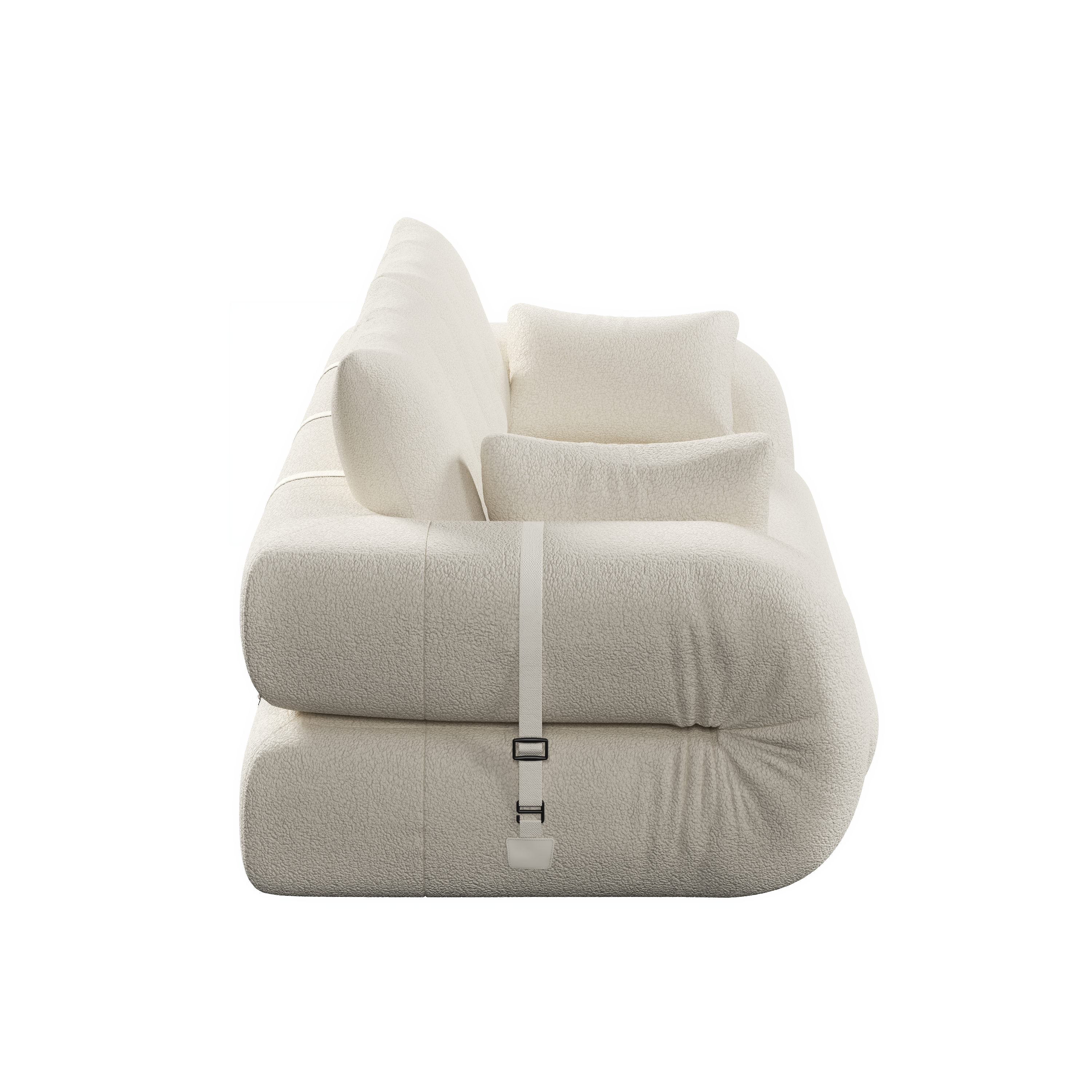 78.7 ' Multi-Functional Teddy Foldable Sofa Bed