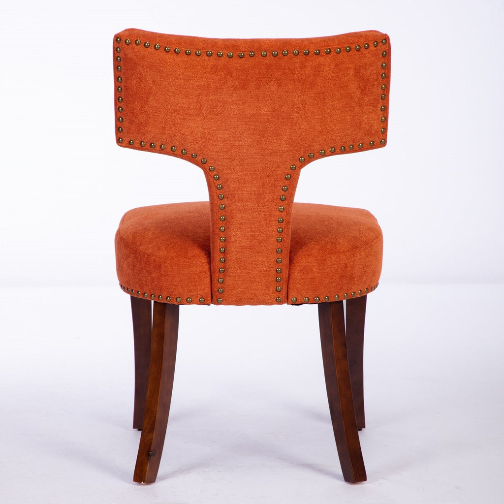 Mid Century Farmhouse Linen Fabric Dining Chairs (Set of 2)