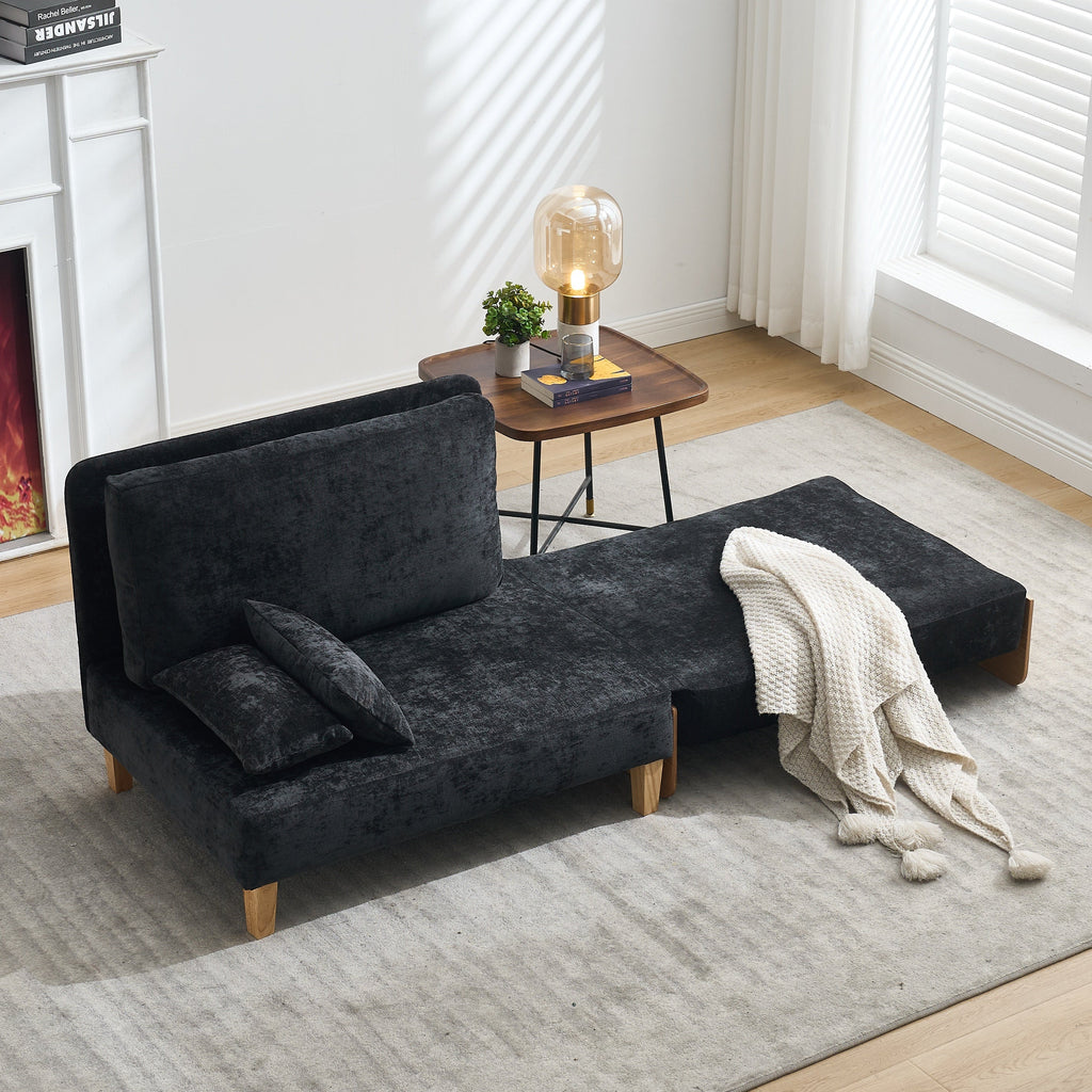 Mid-Century Modern Foldable Sofa Bed Recliner