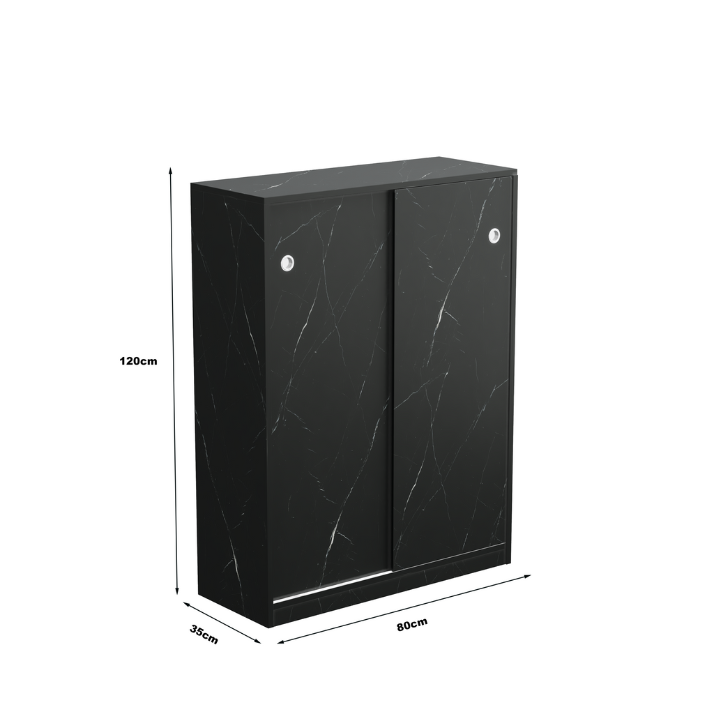 Marble Shoe Cabient with Sliding Door