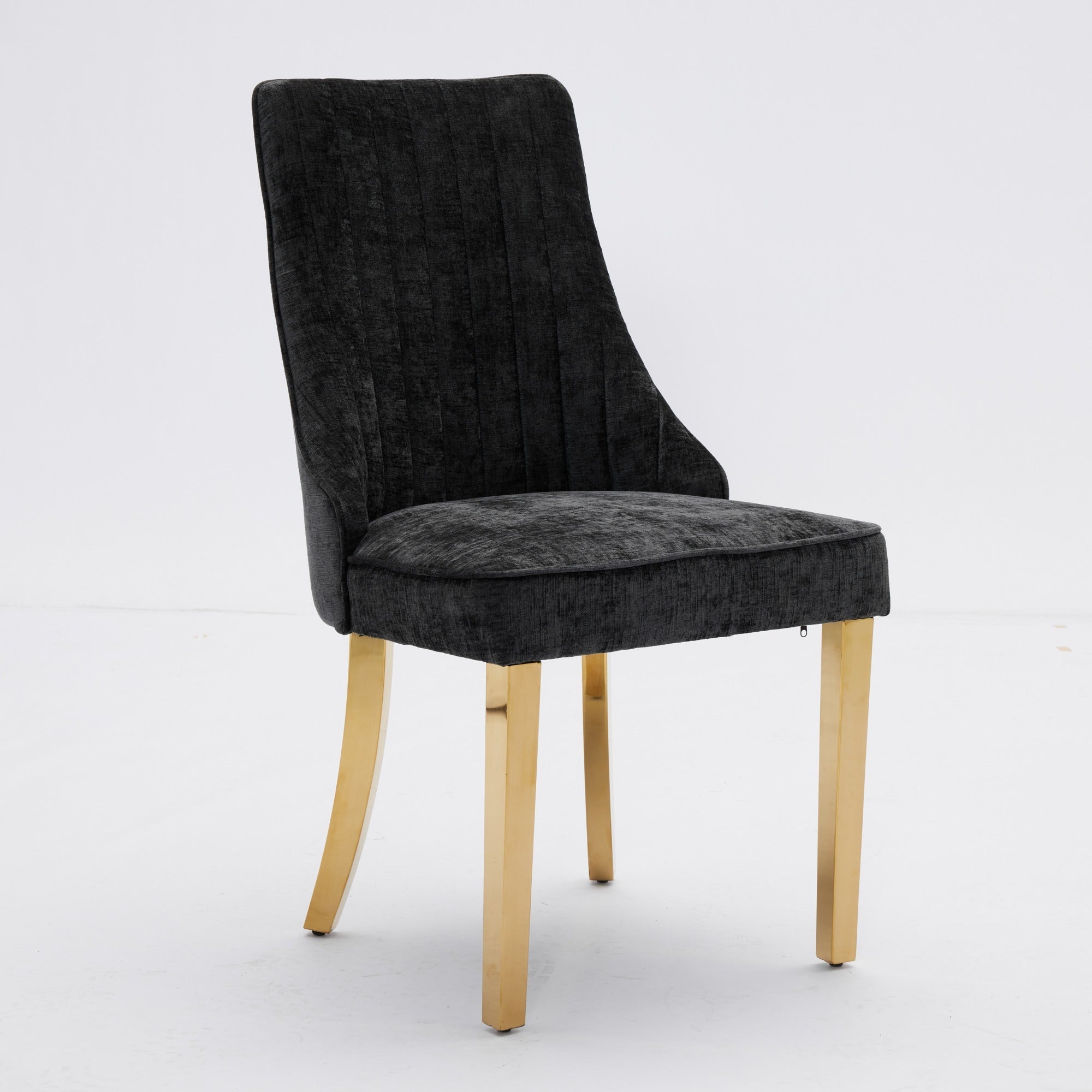 Rayon Cloth Flocking Chenille Dining Chairs (Set of 2 )