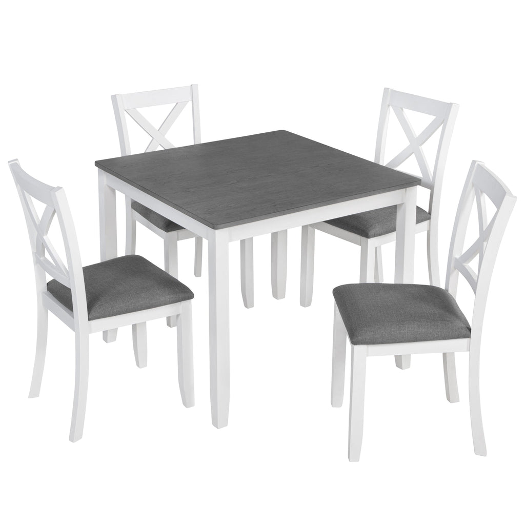 Modern 5-Piece Dining Table Set