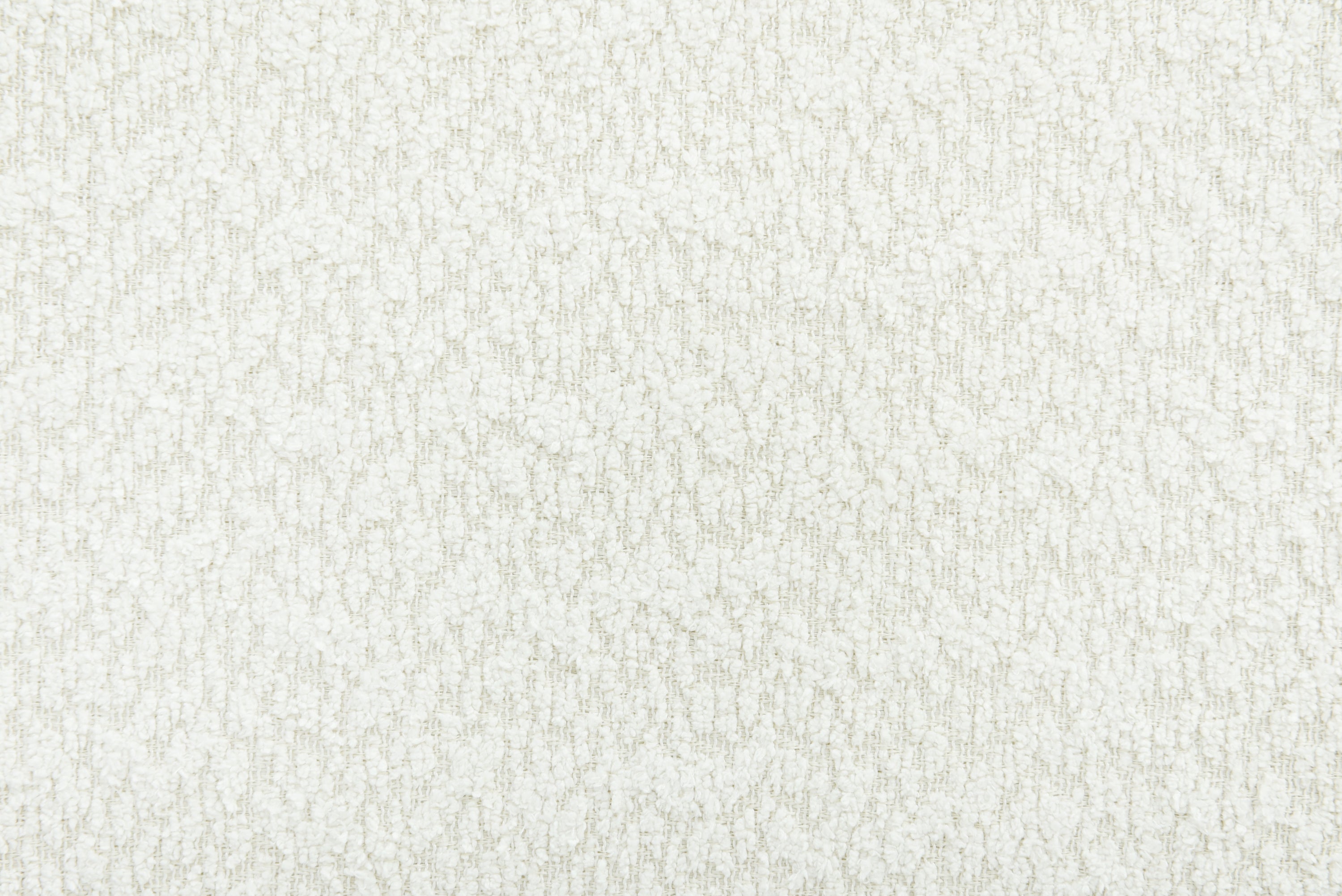 Modern White Boucle Upholstered Bed