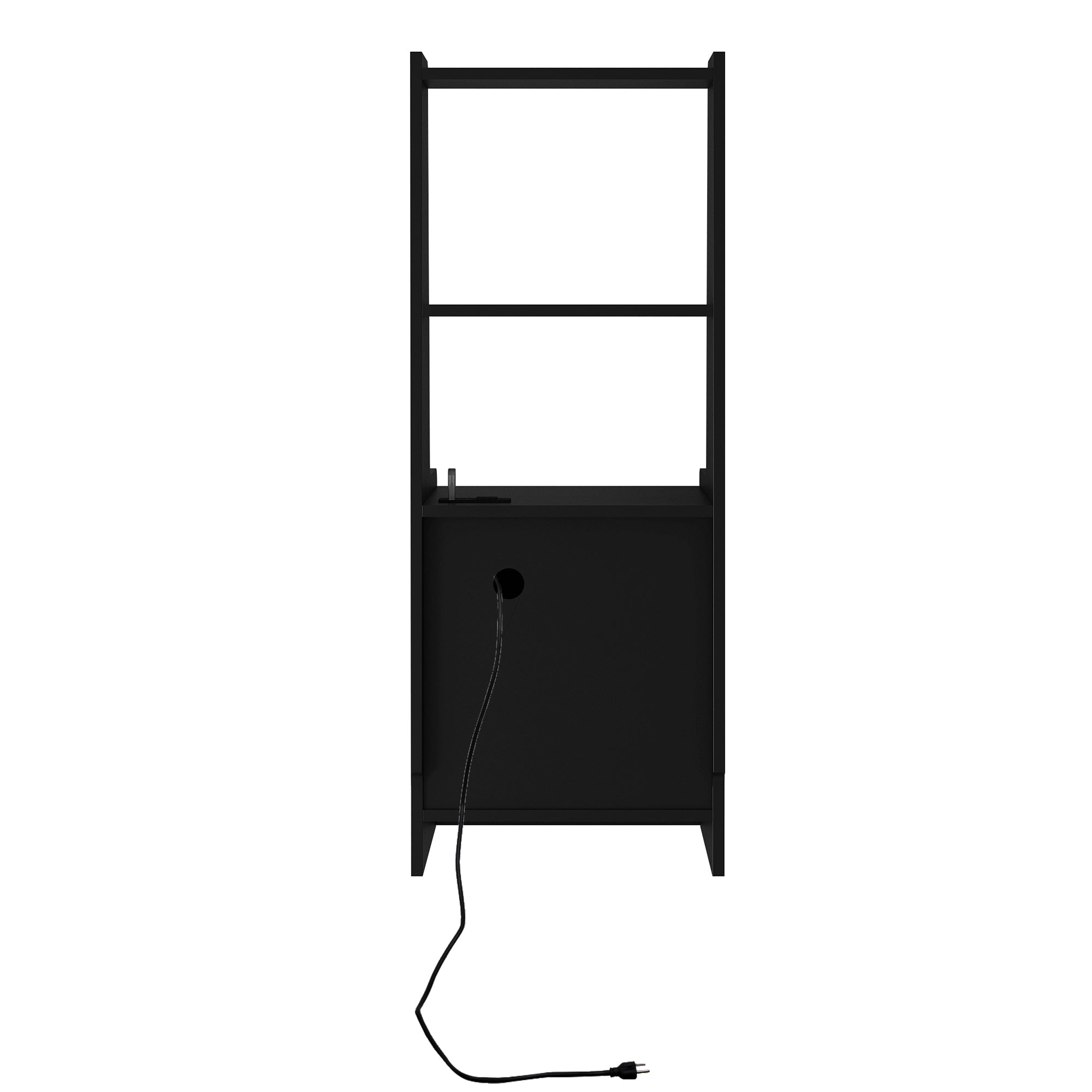Modern Smart Nightstand with Charging Station