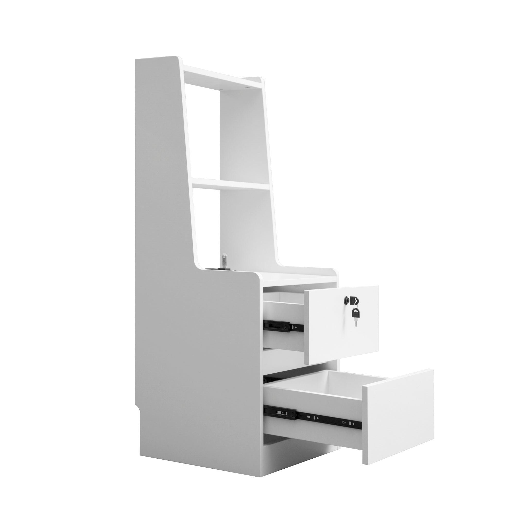 Modern Smart Nightstand with Charging Station