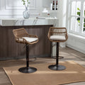Modern Swivel Bar Stools (Set of 2)
