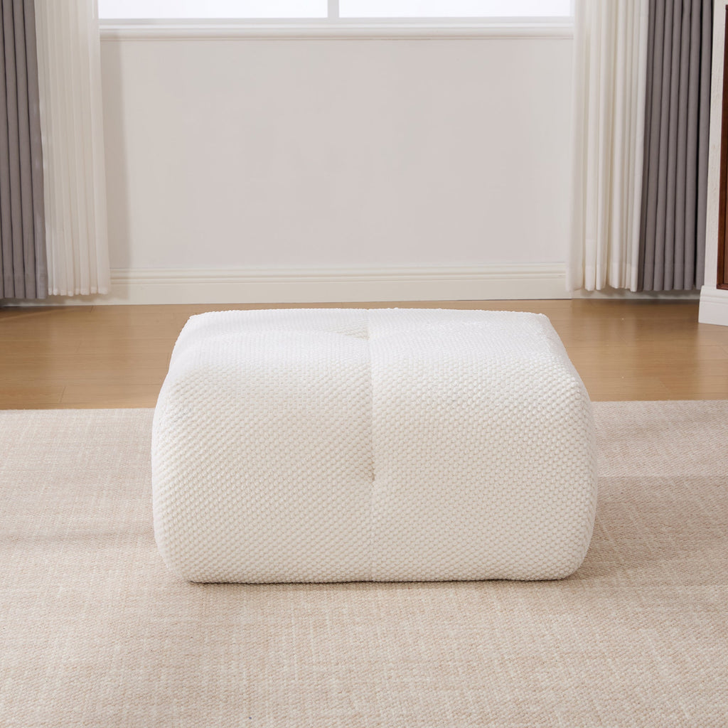 31' Modular Cloud Boneless Accent Chair with Ottoman Set
